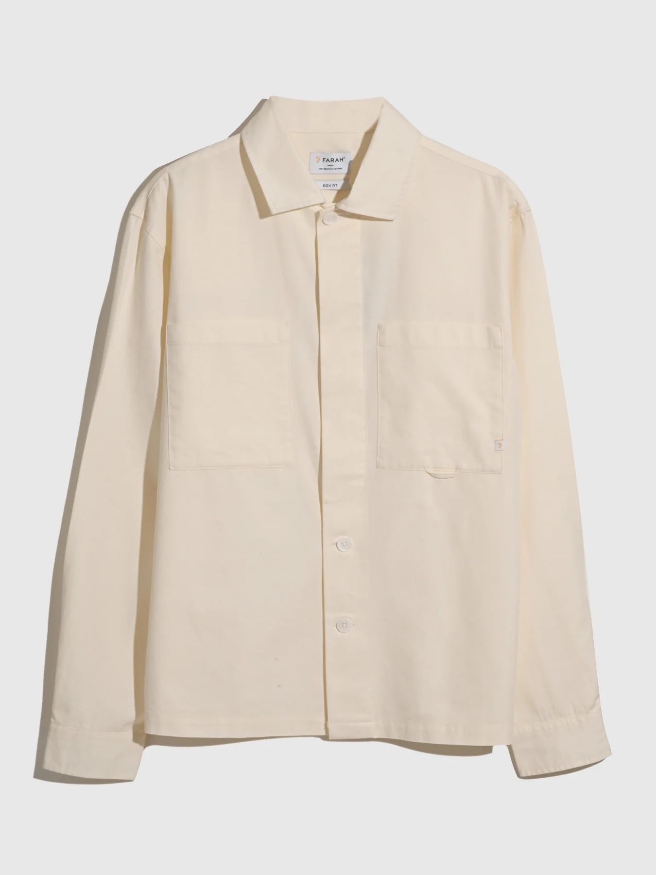 Aiden Overshirt In Ecru - Image 5