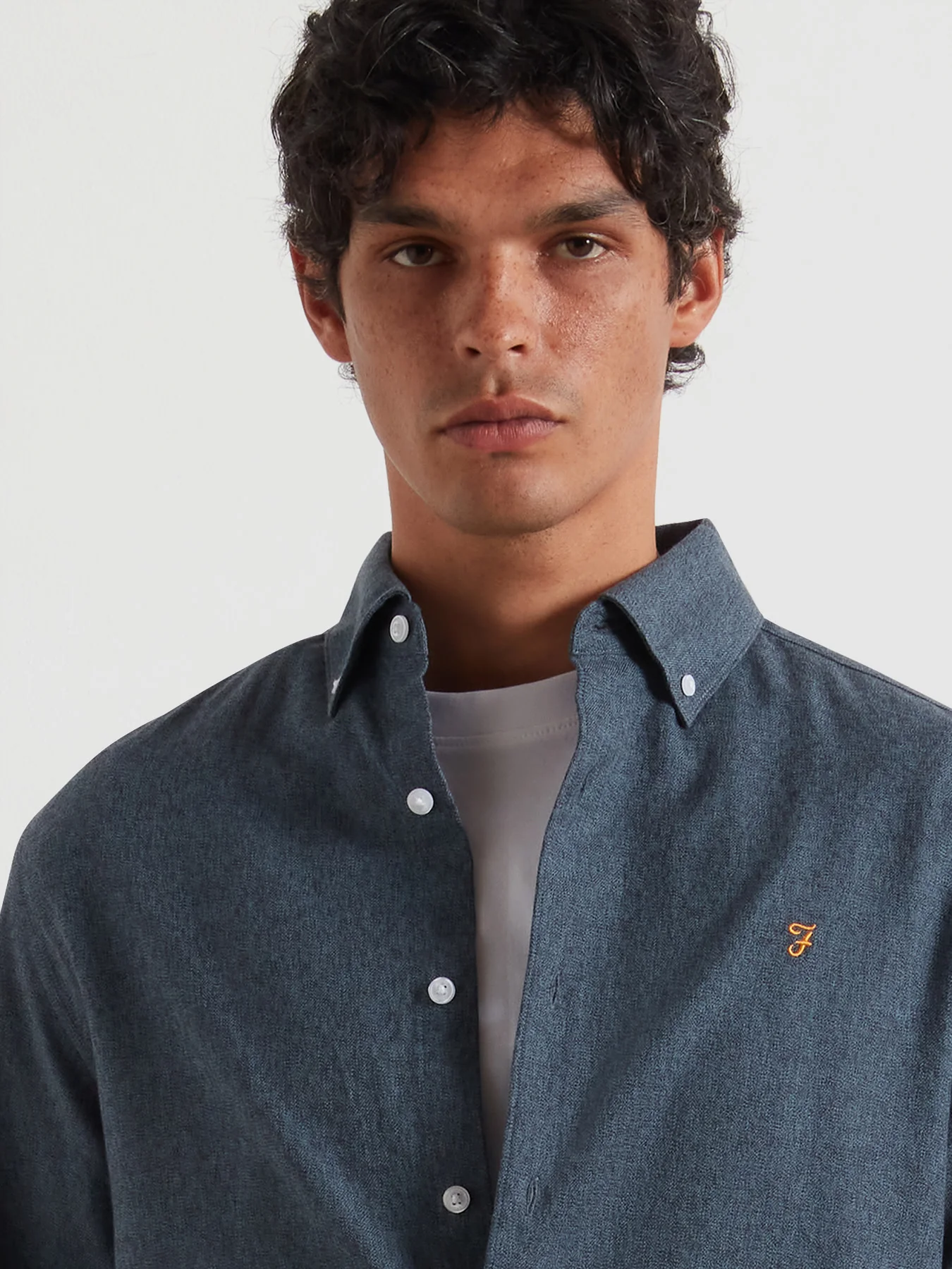 Ali Shirt In Chalk Blue - Image 4
