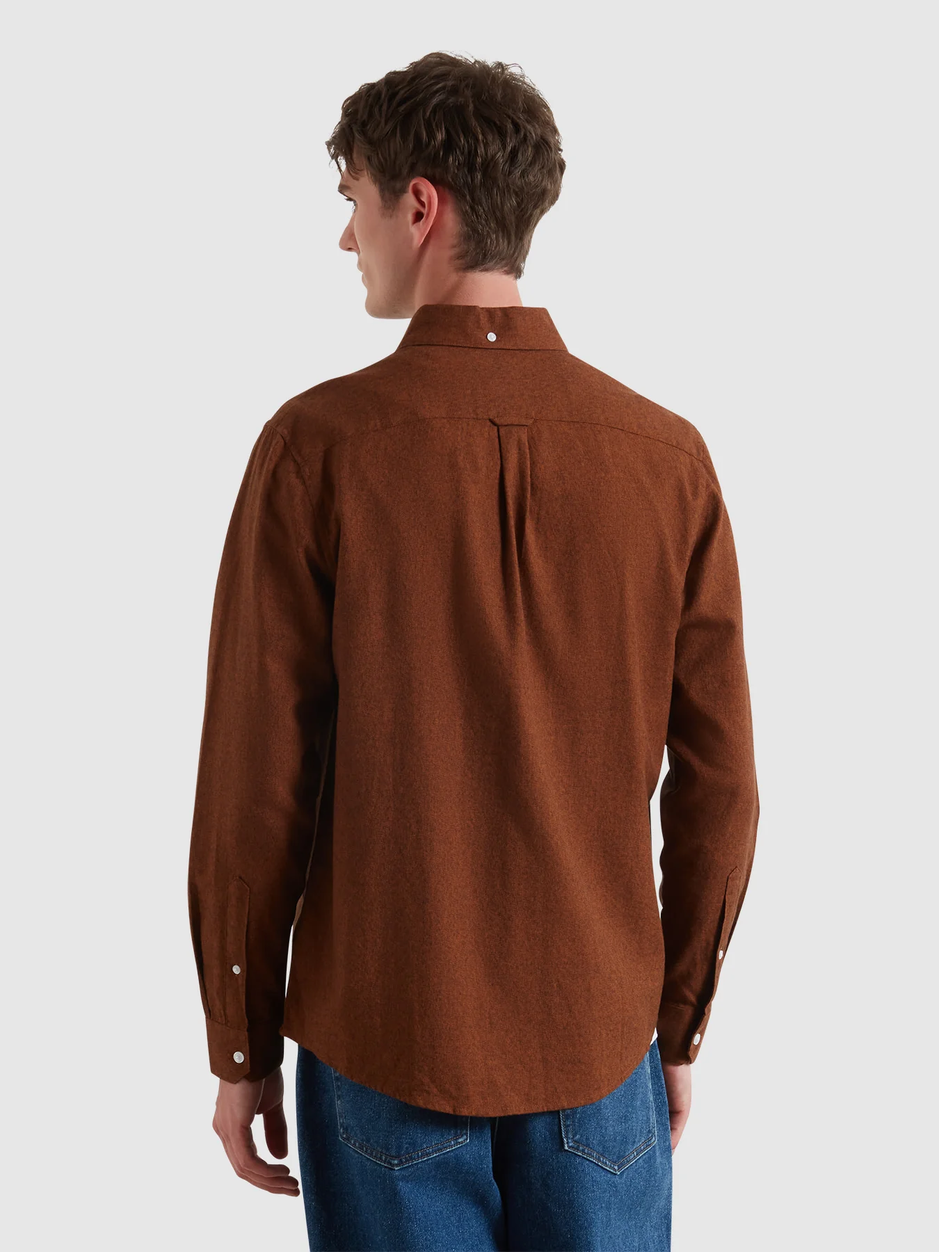Ali Shirt In Burnt Ochre - Image 3