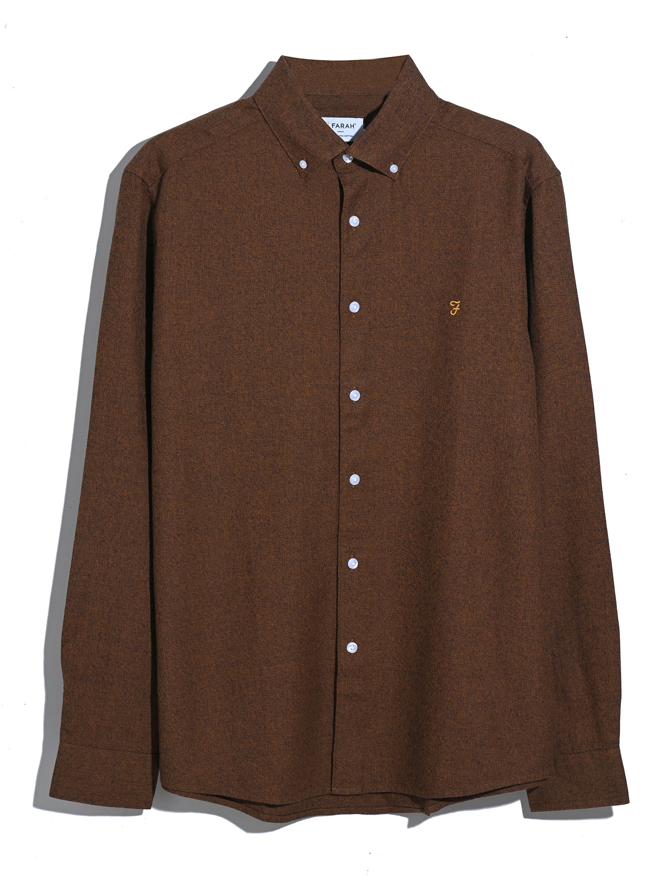 Ali Shirt In Burnt Ochre - Image 5