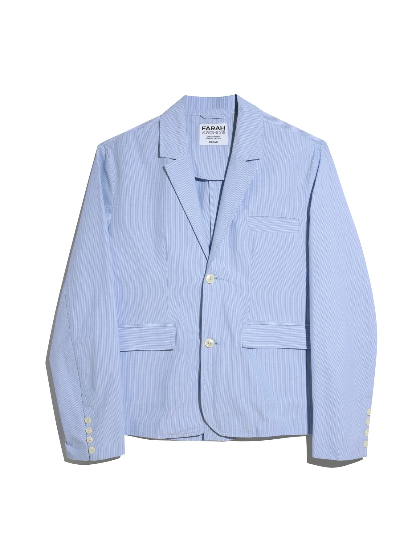 Biggs Archive Blazer In Sky Blue - Image 6