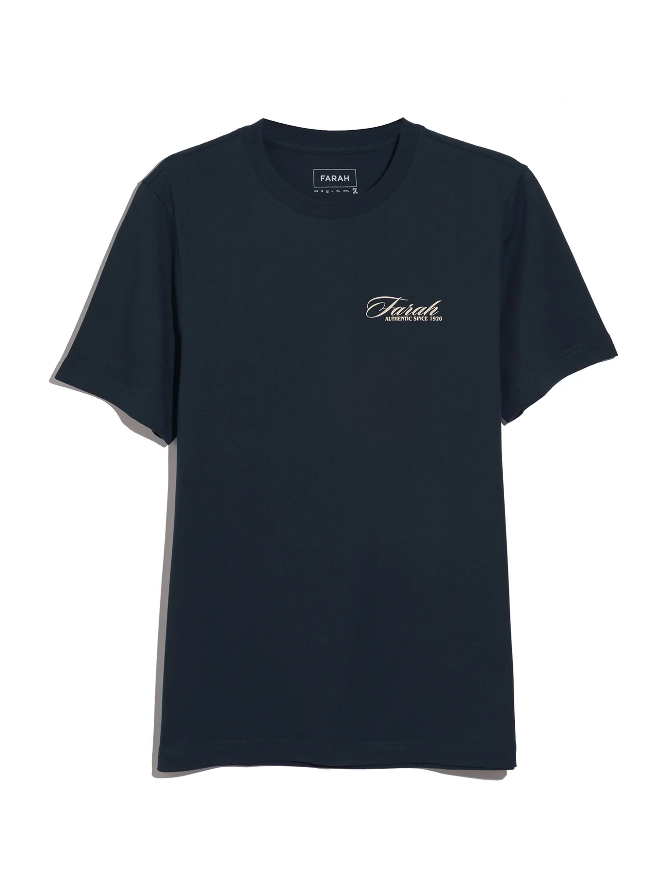 Byron Graphic T-Shirt In True Navy - Image 5