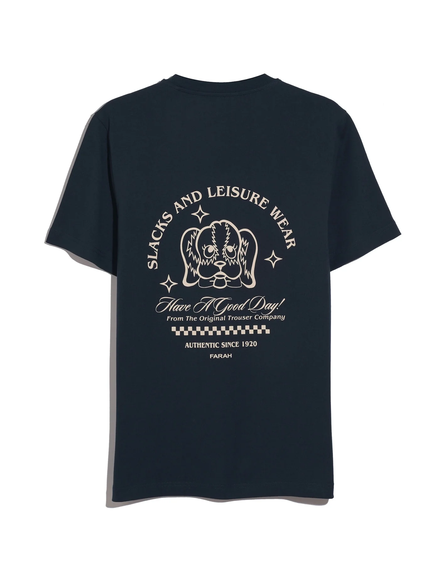 Byron Graphic T-Shirt In True Navy - Image 6