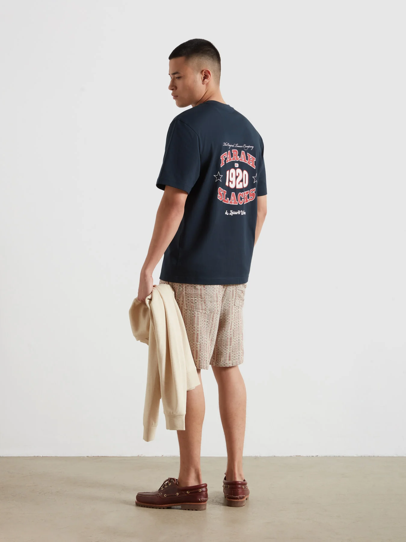 Caligo Graphic T-Shirt In True Navy - Image 2