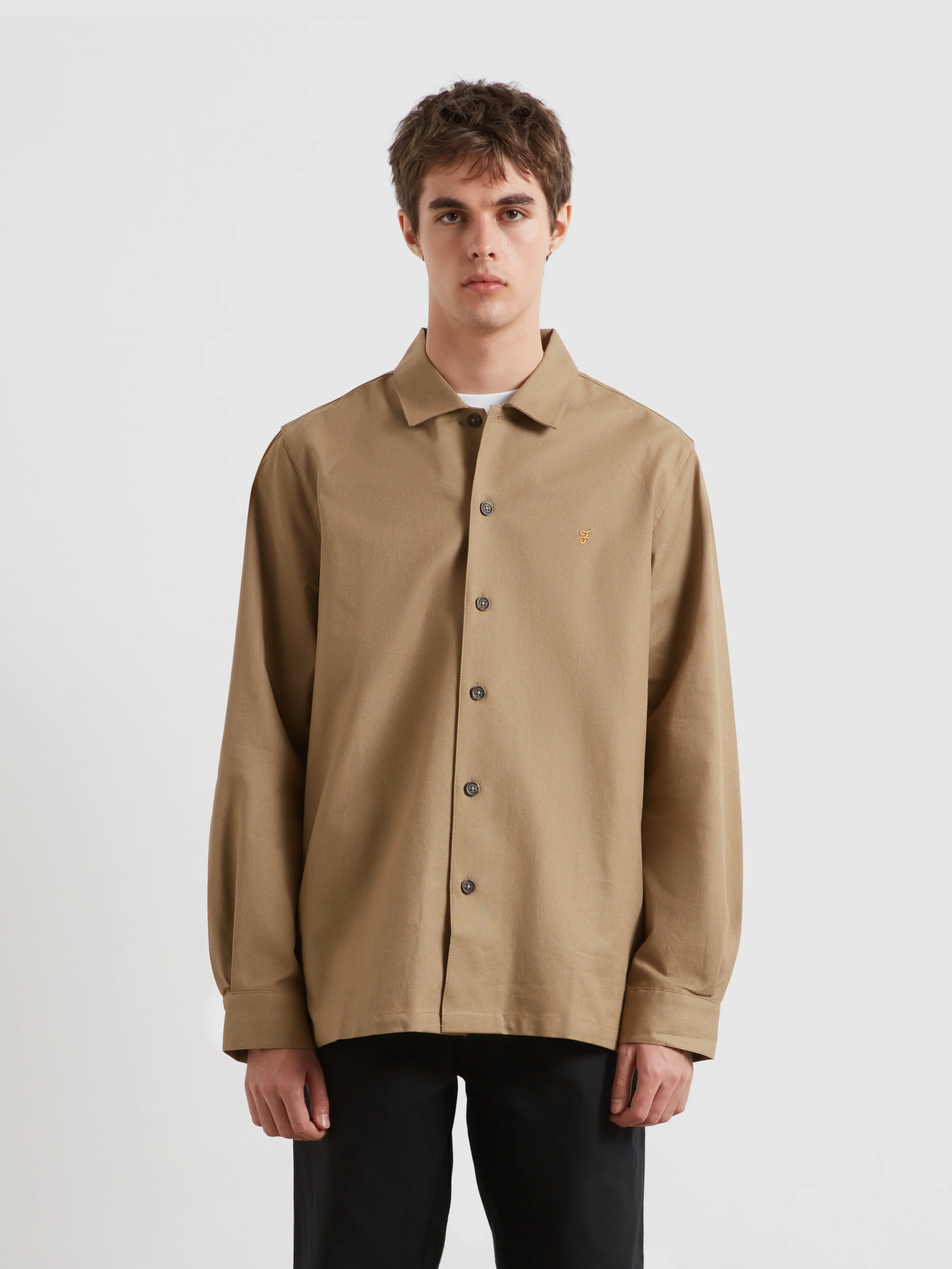 Callier Overshirt In Beige