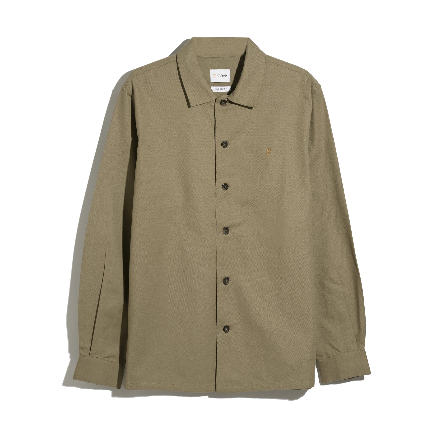 Callier Overshirt In Beige - Image 5