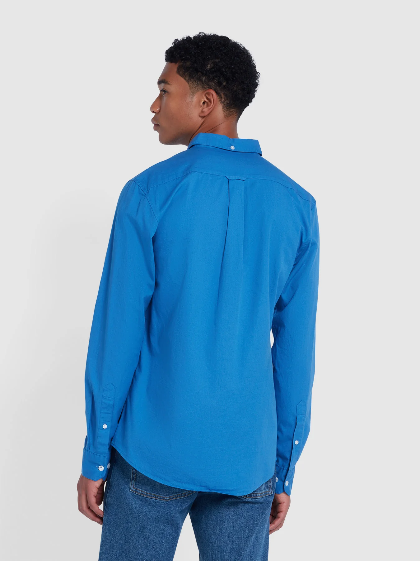 Carlson Shirt In Steel Blue - Image 3