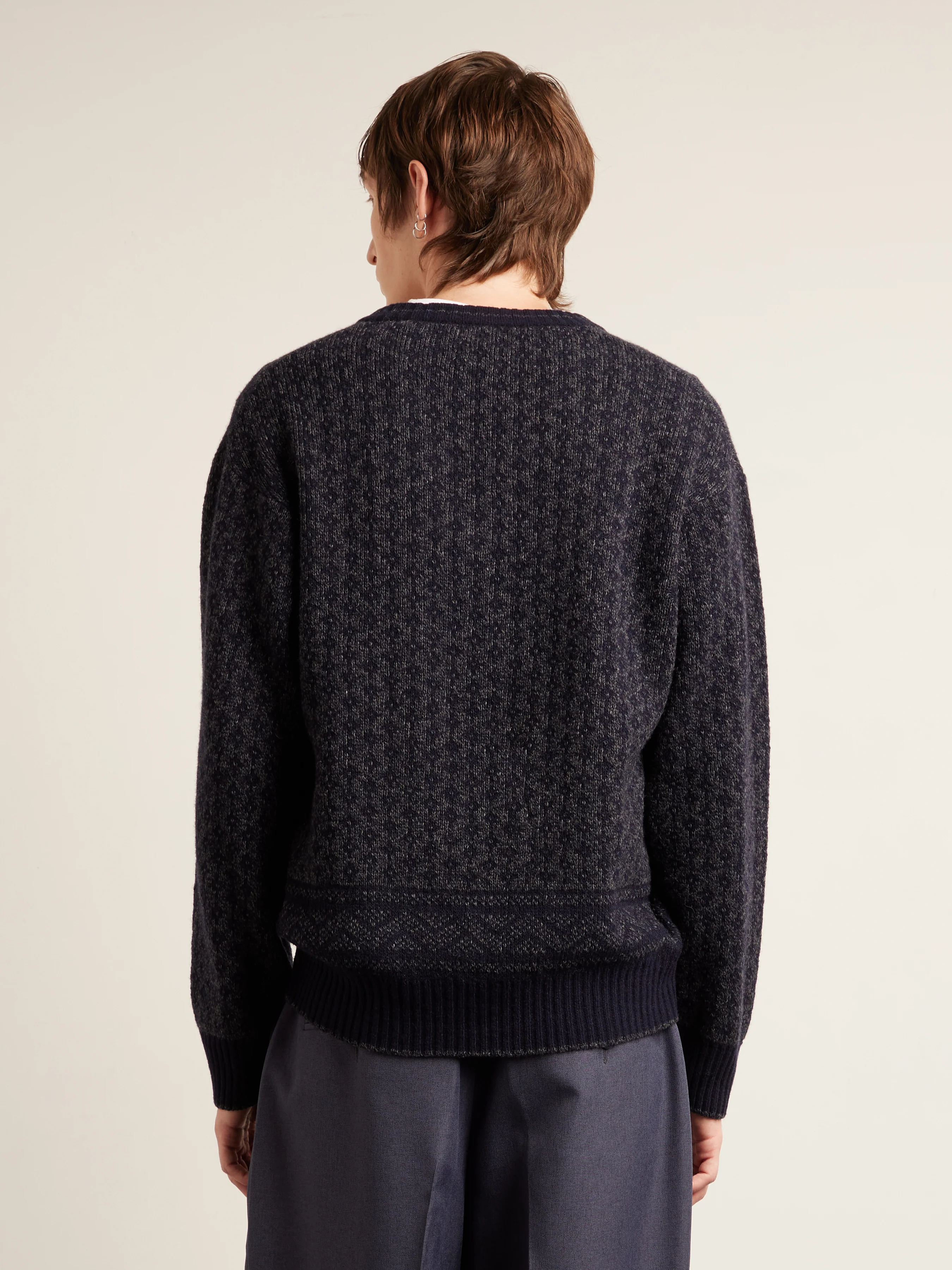 Carranza Archive Sweater In True Navy - Image 3