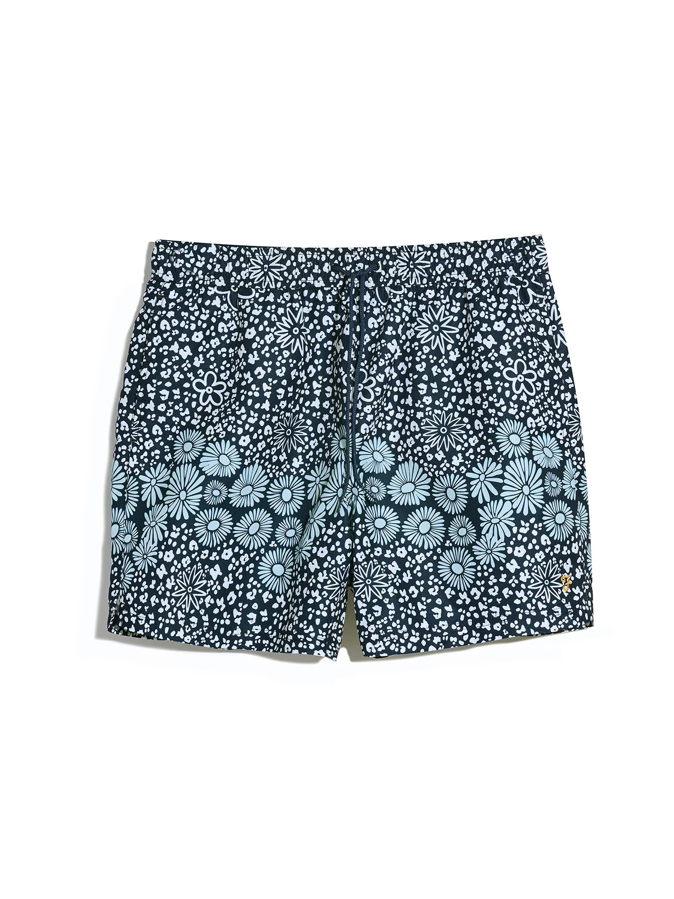 Colbert Floral Print Swim Shorts In True Navy - Image 5