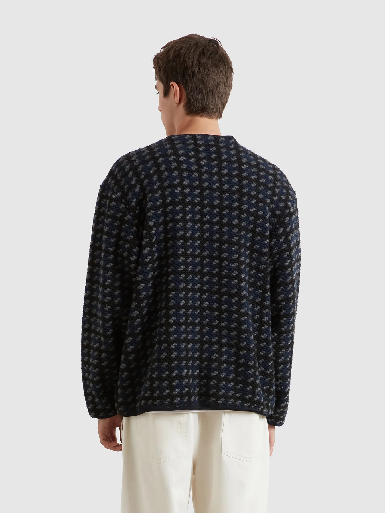 Danby Full Zip Sweatshirt In True Navy - Image 3
