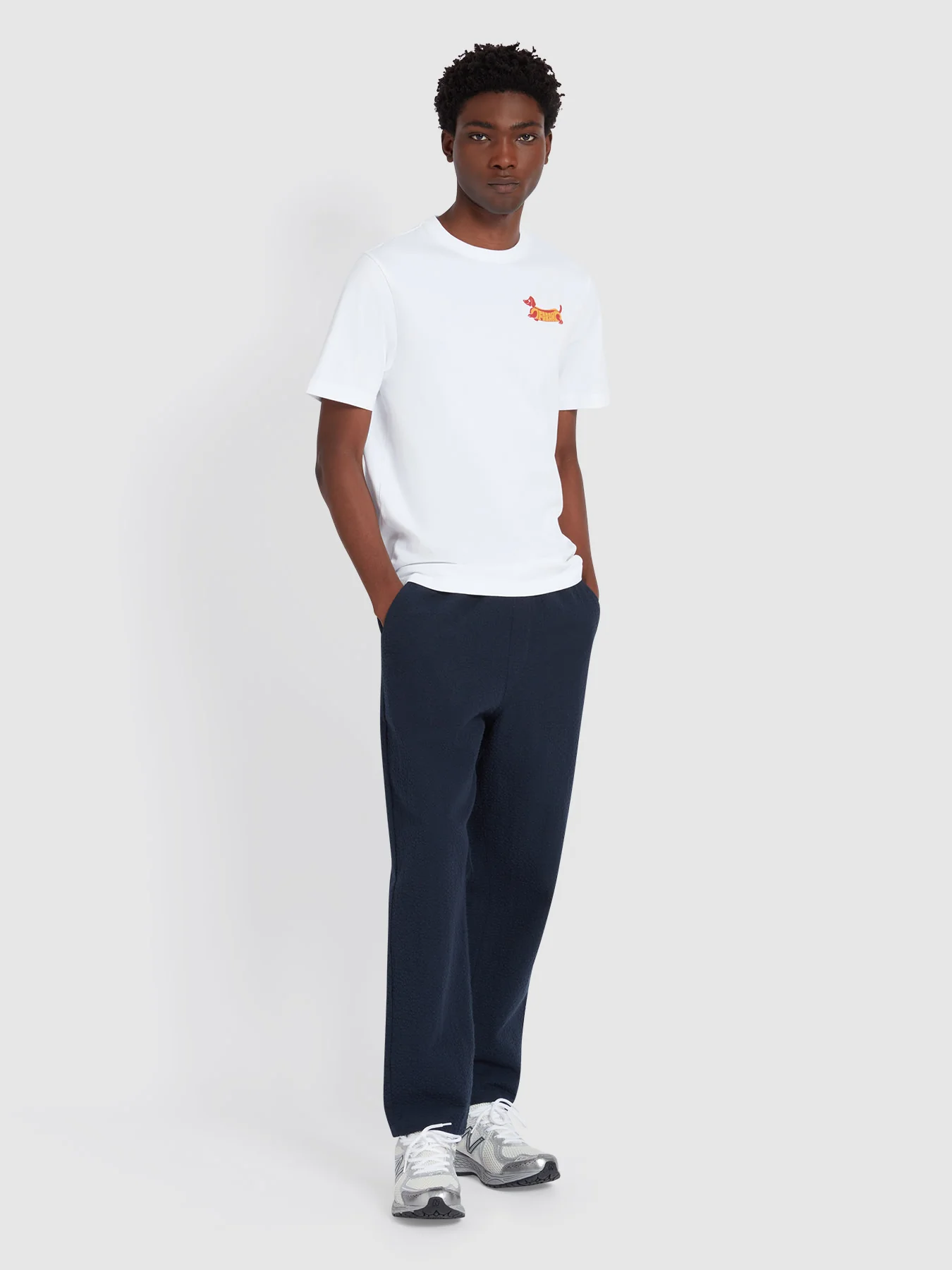 Devon Graphic T-Shirt In White - Image 2