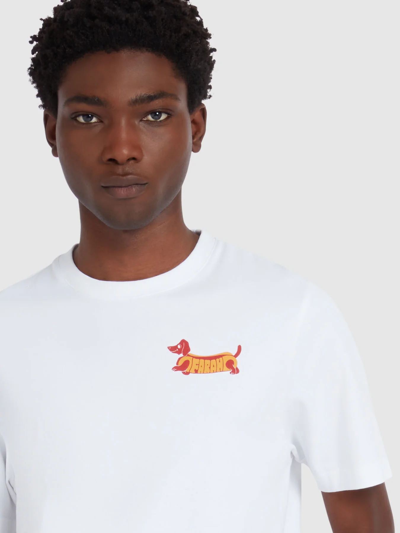 Devon Graphic T-Shirt In White - Image 4