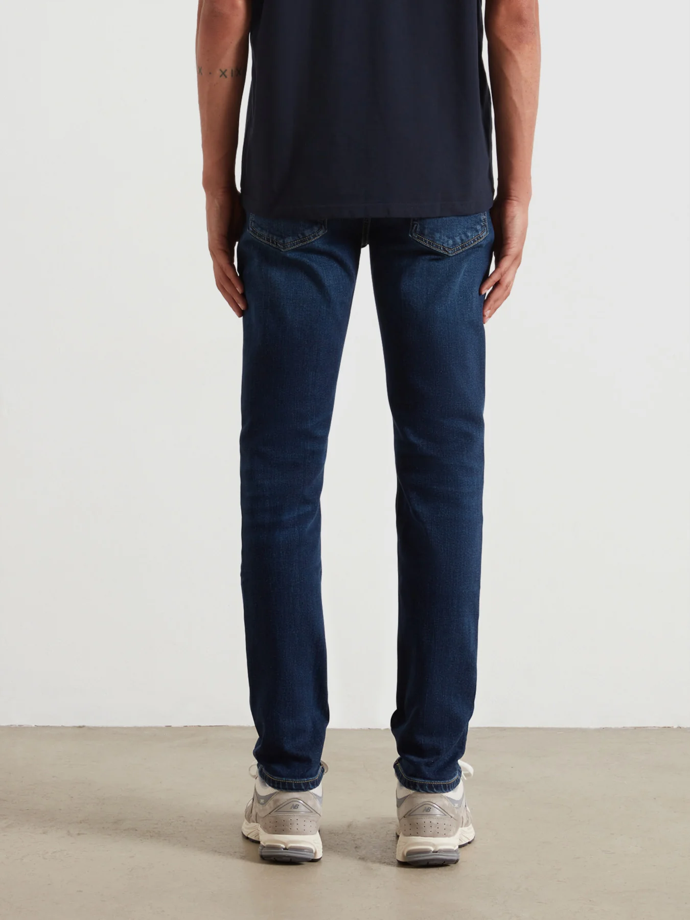Drake Skinny Fit Jeans In Mid Denim - Image 3