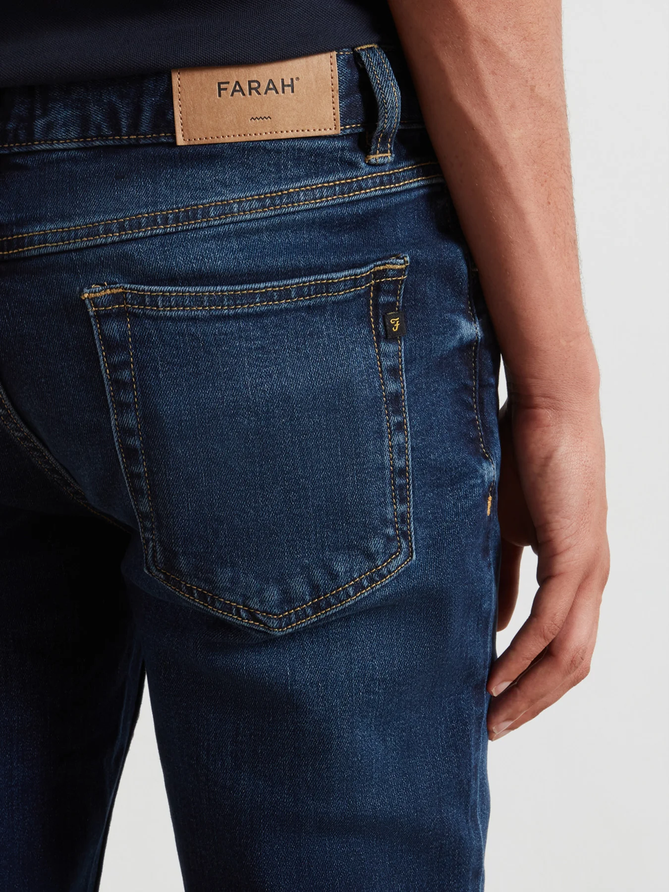 Drake Skinny Fit Jeans In Mid Denim - Image 4