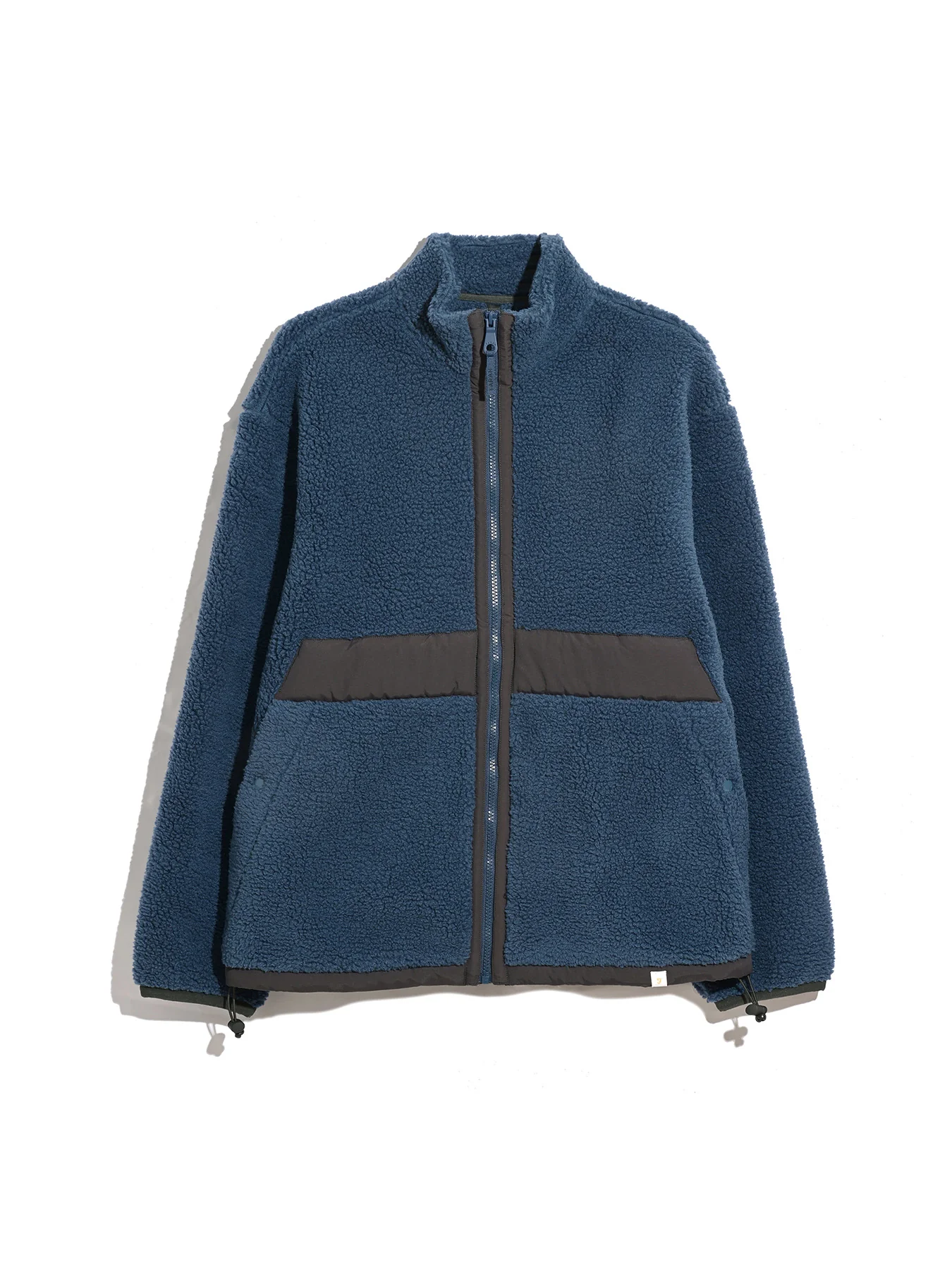 Elias Full Zip Fleece In Deep Blue - Image 5