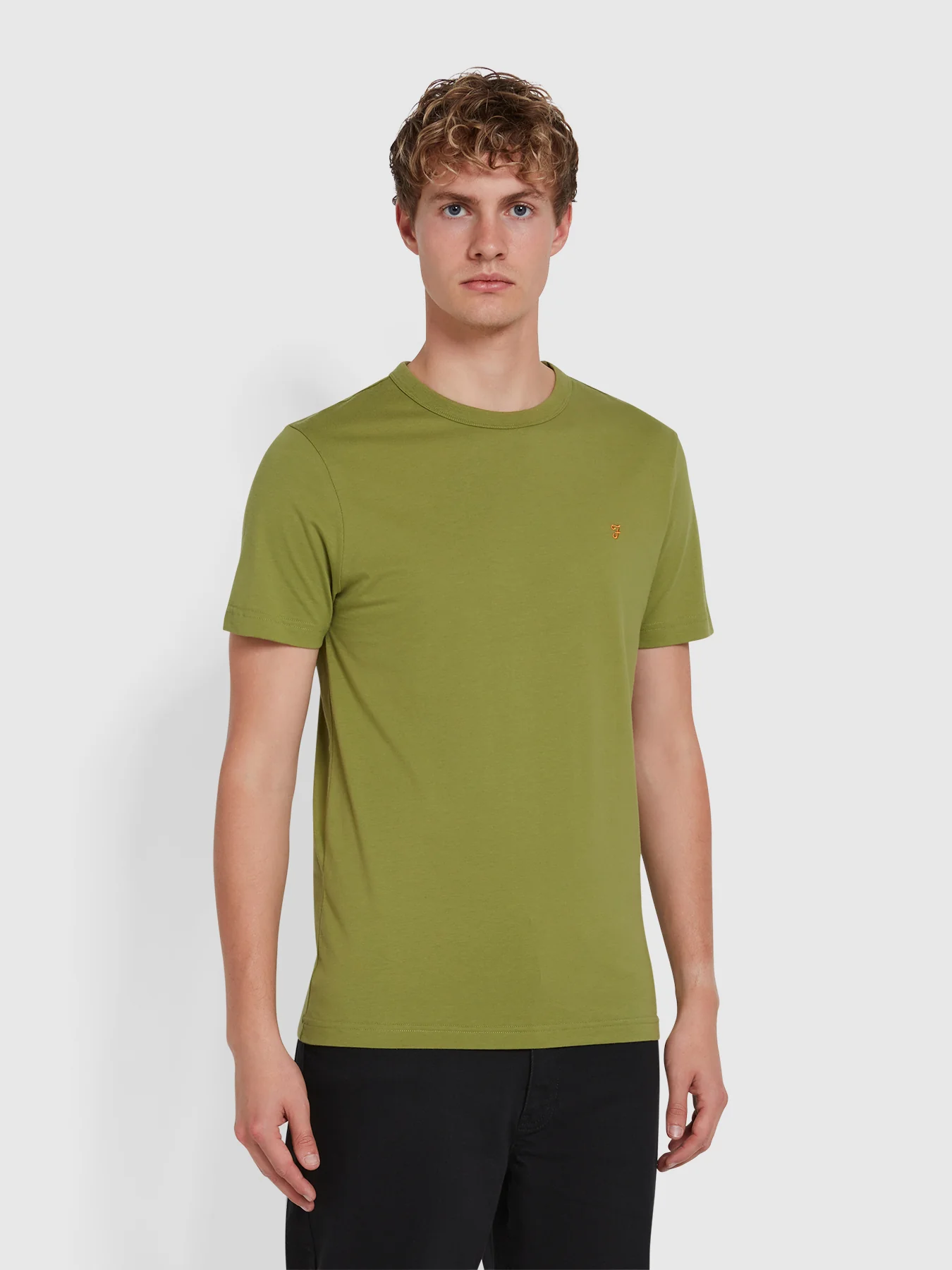 Ellis T-Shirt In Moss Green