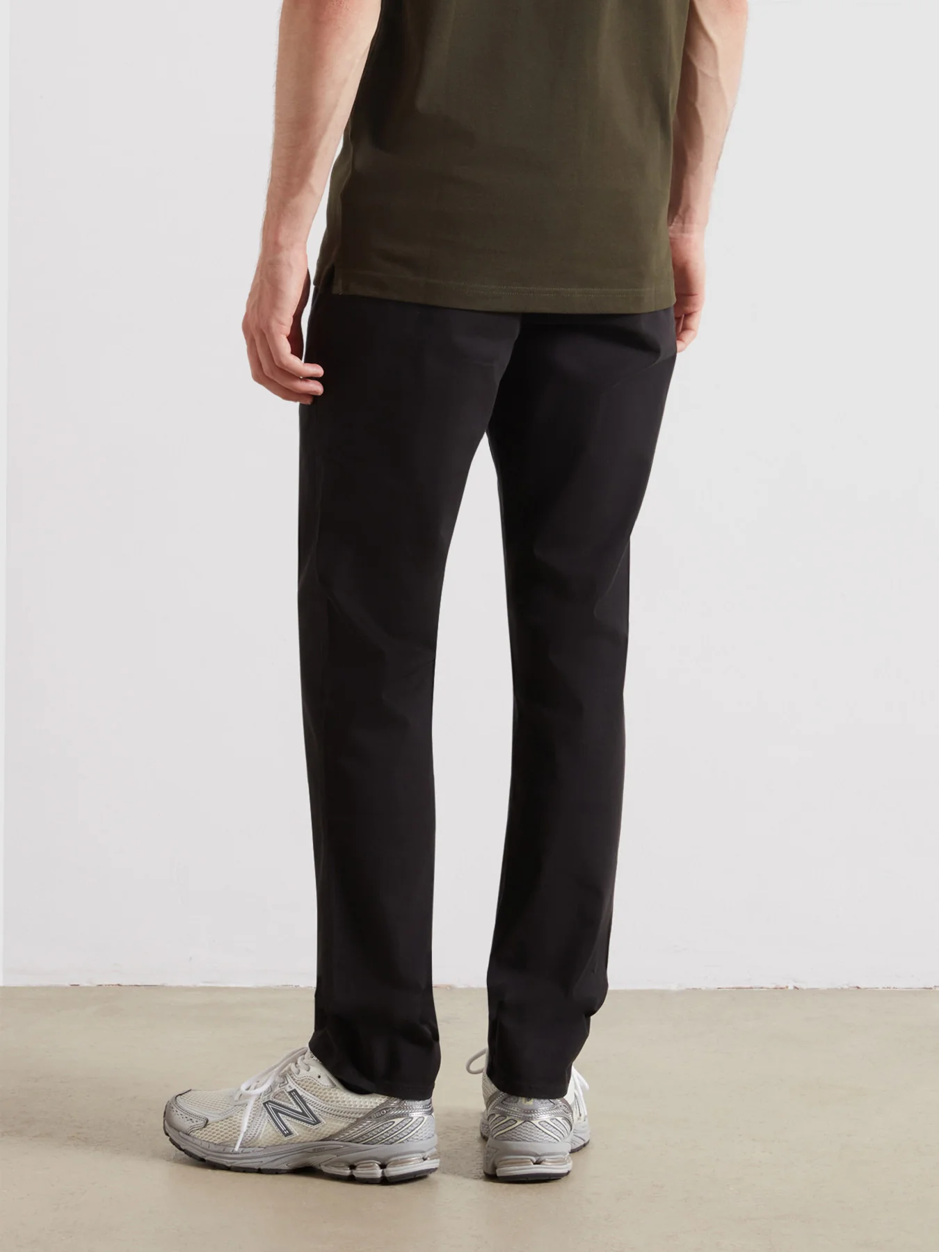 Elm Slim Fit Chinos In Black - Image 3