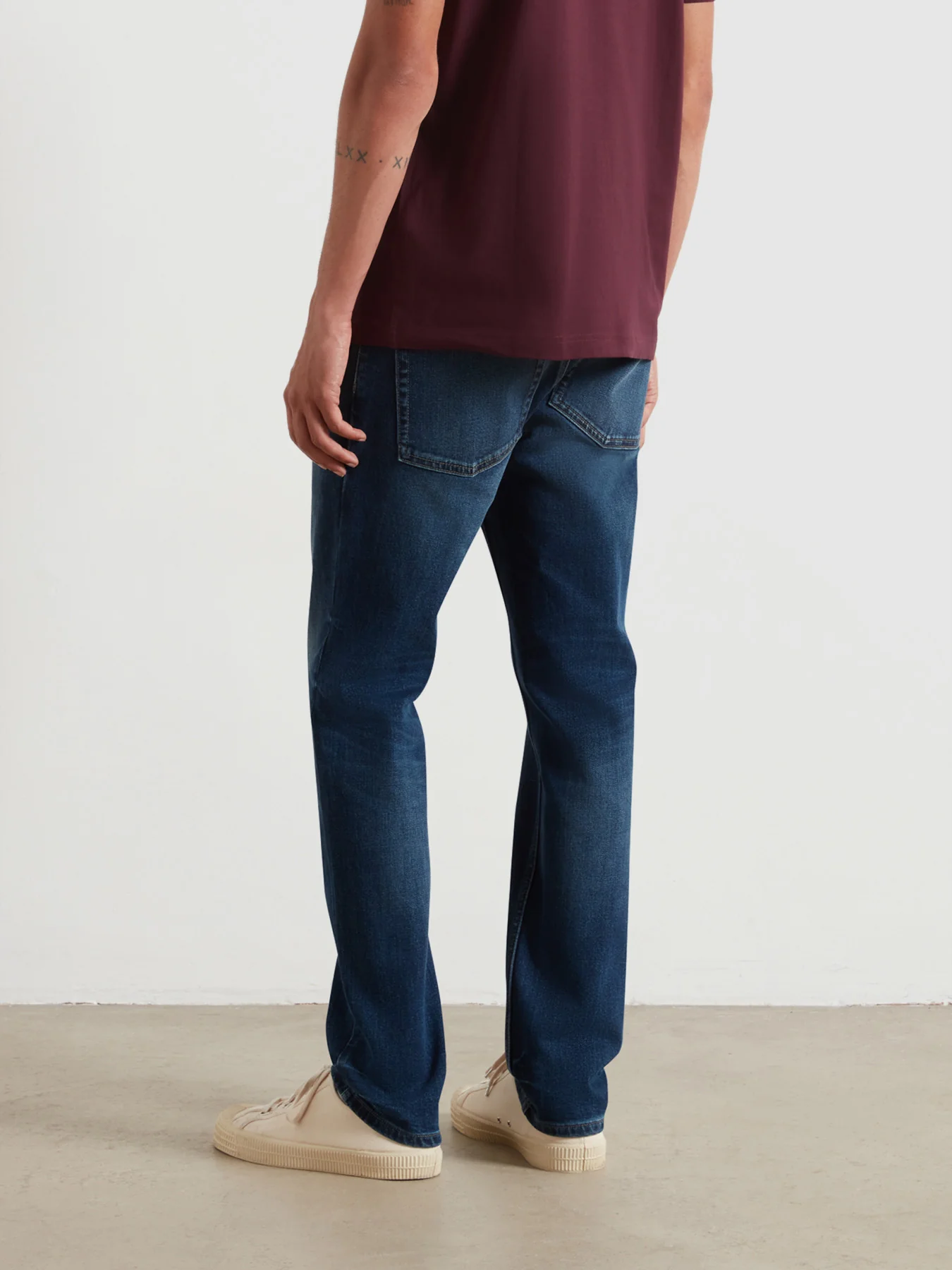 Elm Slim Fit Jeans In Worn Rinse - Image 3