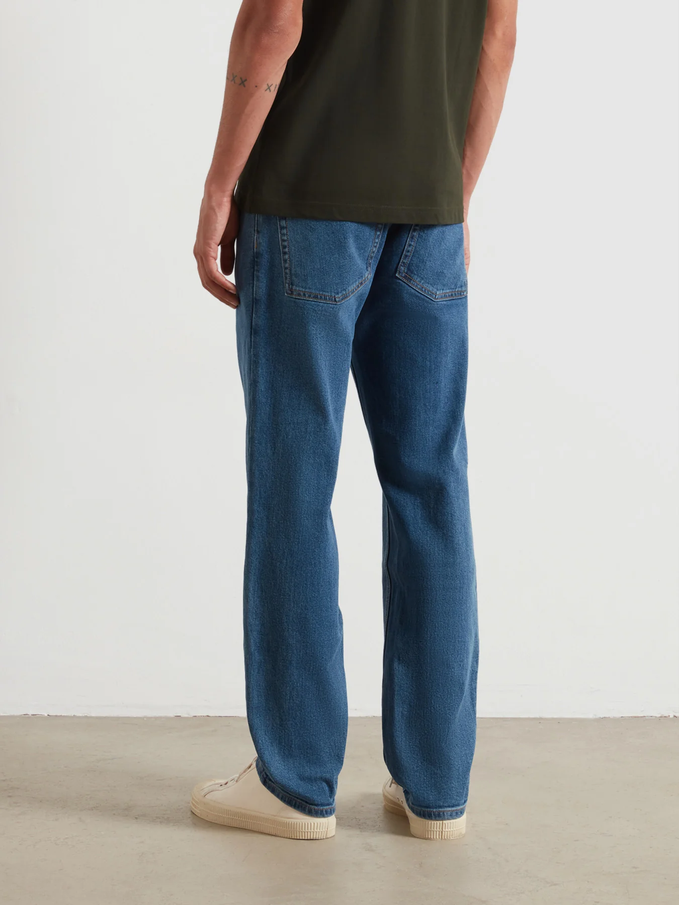 Elm Slim Fit Jeans In Worn Indigo - Image 3
