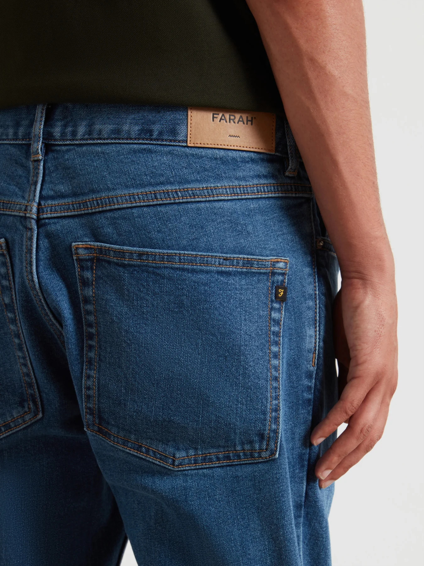 Elm Slim Fit Jeans In Worn Indigo - Image 4