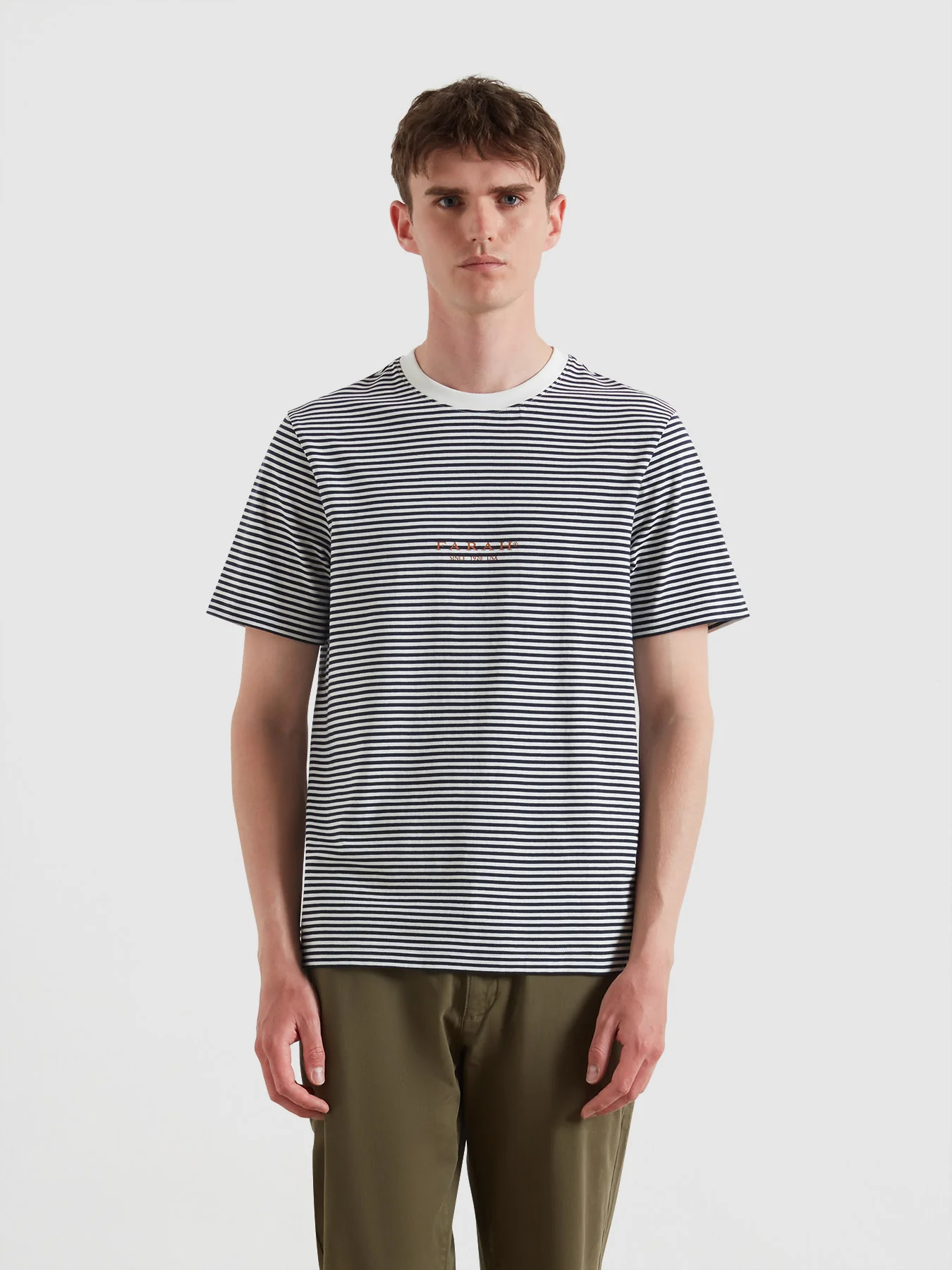 Goldney Stripe T-Shirt In True Navy
