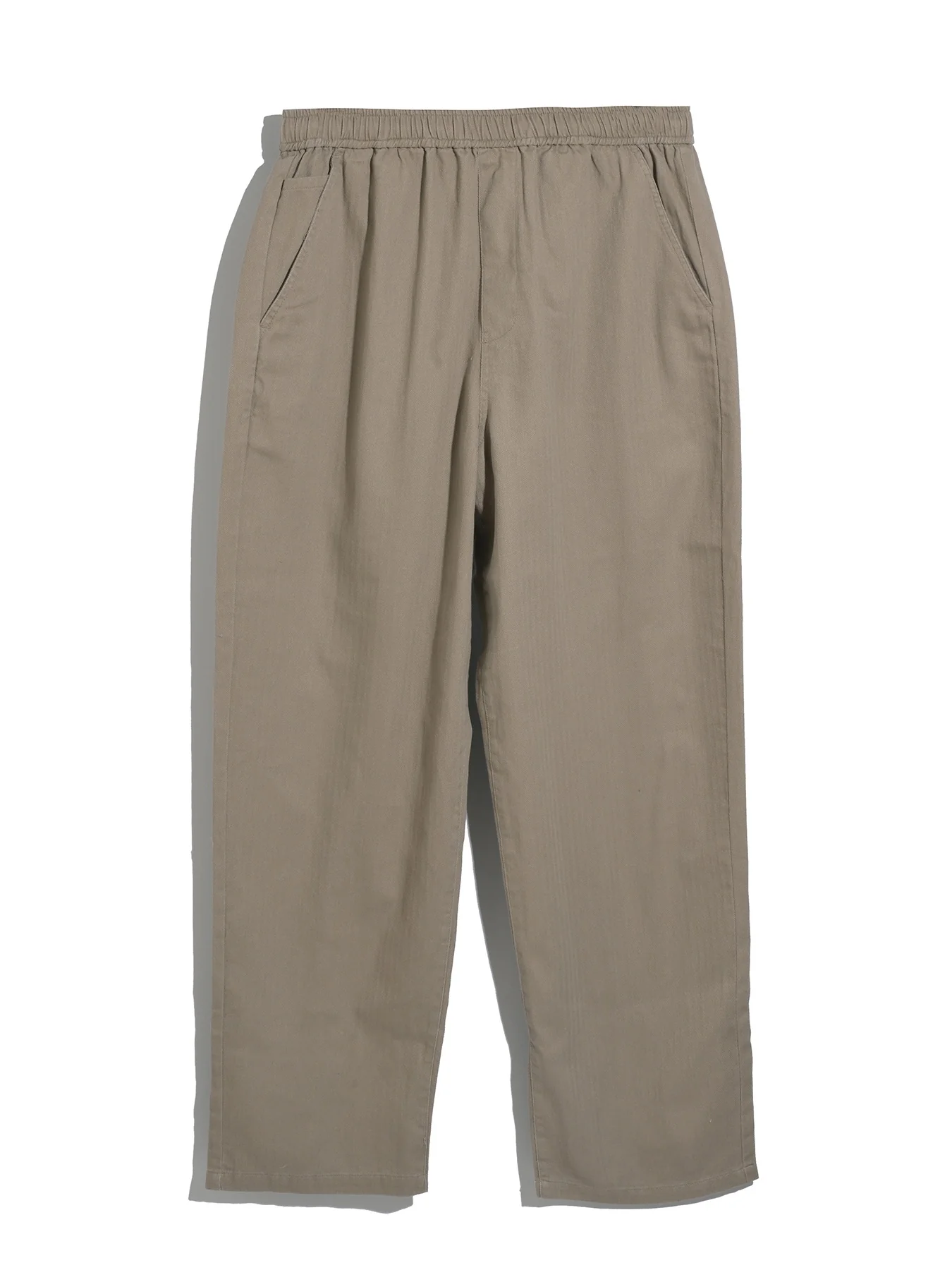 Greenport Loose Fit Herringbone Trousers In Ashen Taupe - Image 5