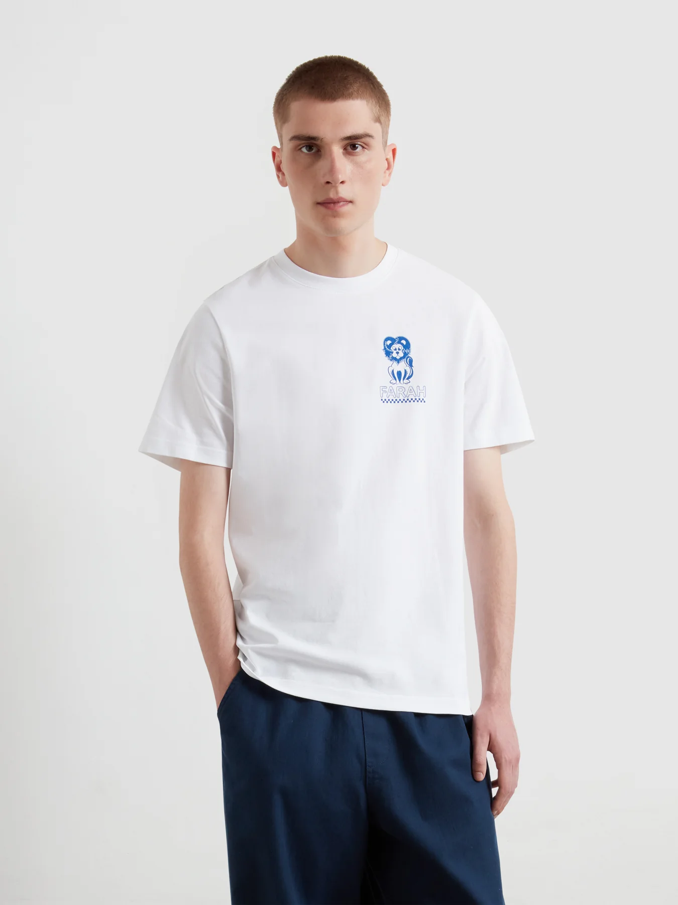 Harker Graphic T-Shirt In White - Image 2