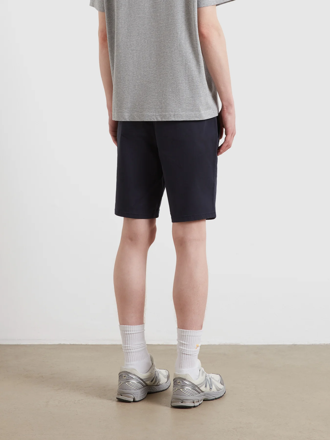 Hawk Chino Shorts In True Navy - Image 3