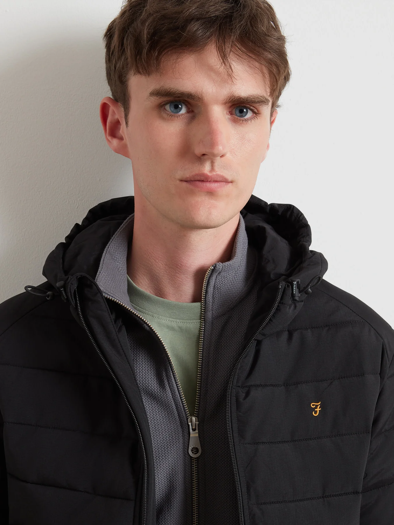 Kennedy Wadded Coat In Black - Image 4