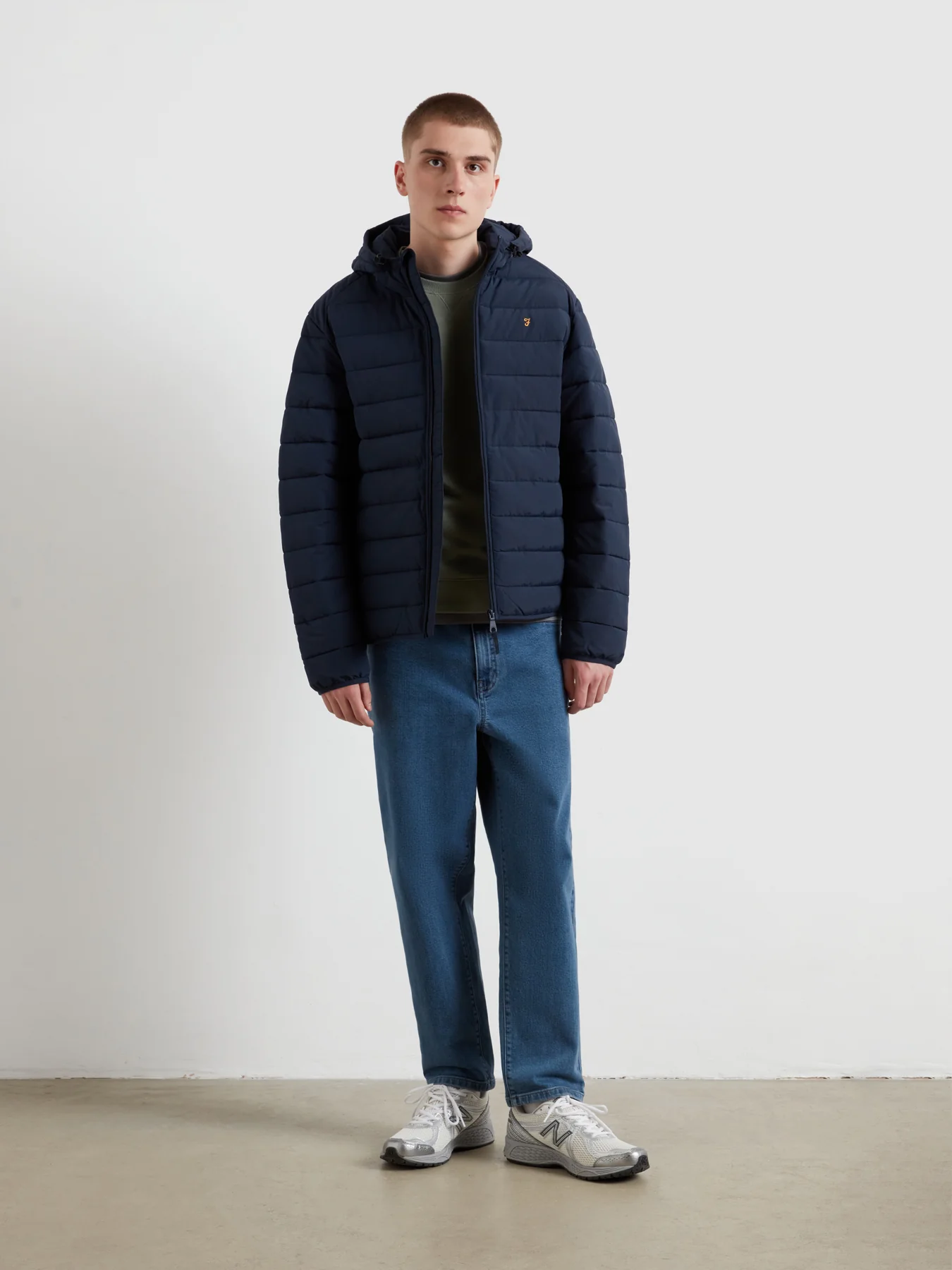 Kennedy Wadded Coat In Yale - Image 2