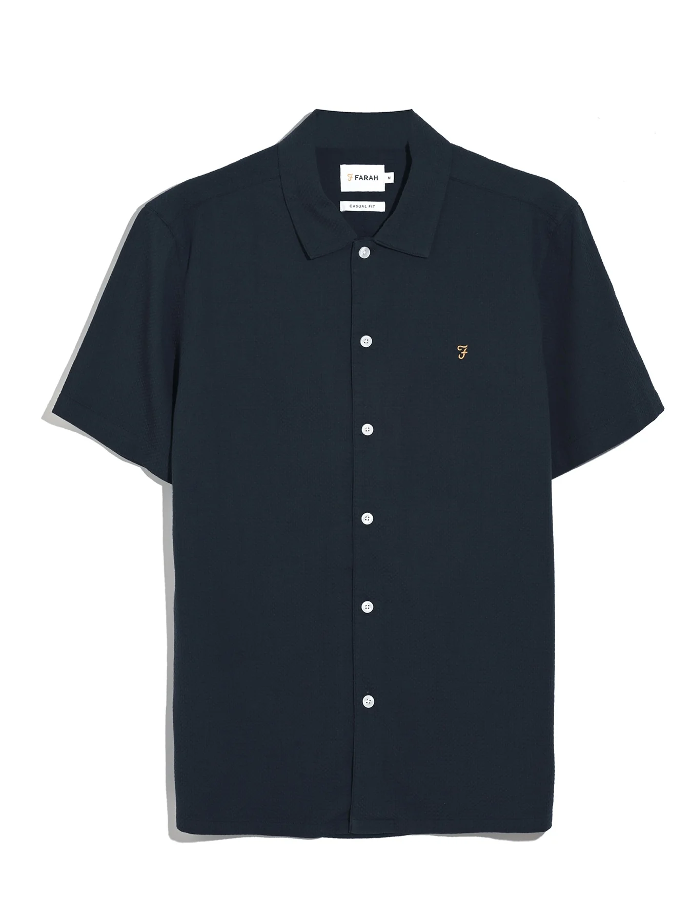 Kirby Short Sleeve Shirt In True Navy - Image 5