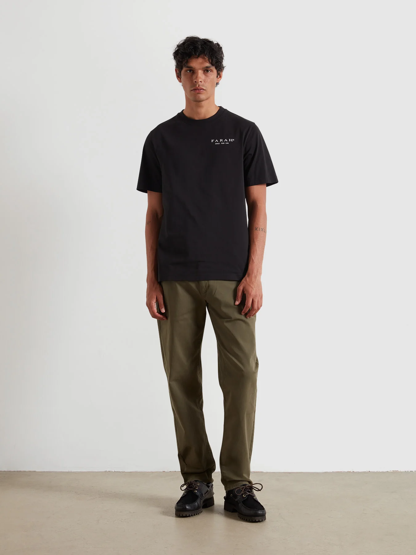 Lansdown Graphic T-Shirt In Black - Image 2