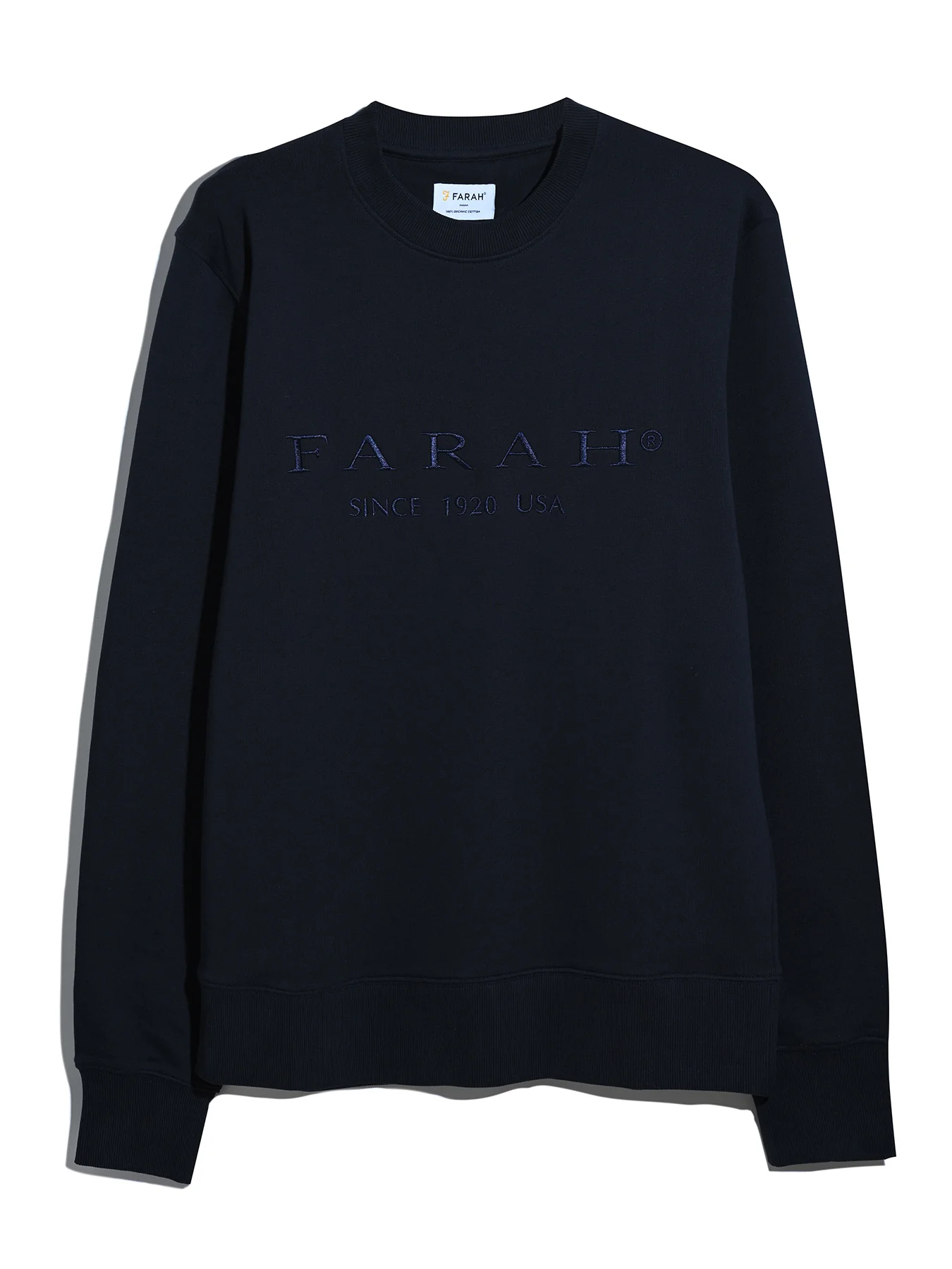 Lynmouth Graphic Sweatshirt In True Navy - Image 5