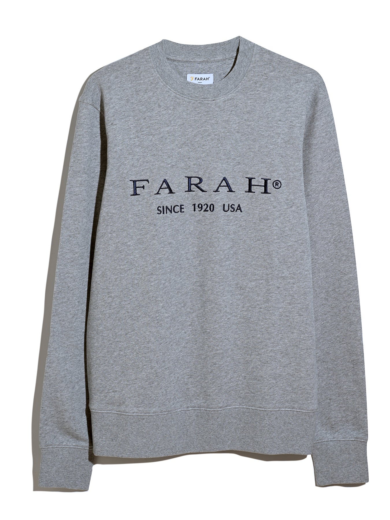 Lynmouth Graphic Sweatshirt In Light Grey Marl - Image 5