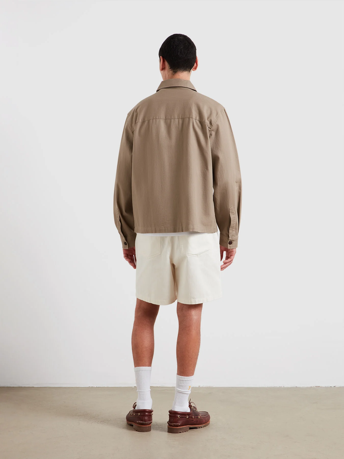 Marshall Overshirt In Ashen Taupe - Image 4