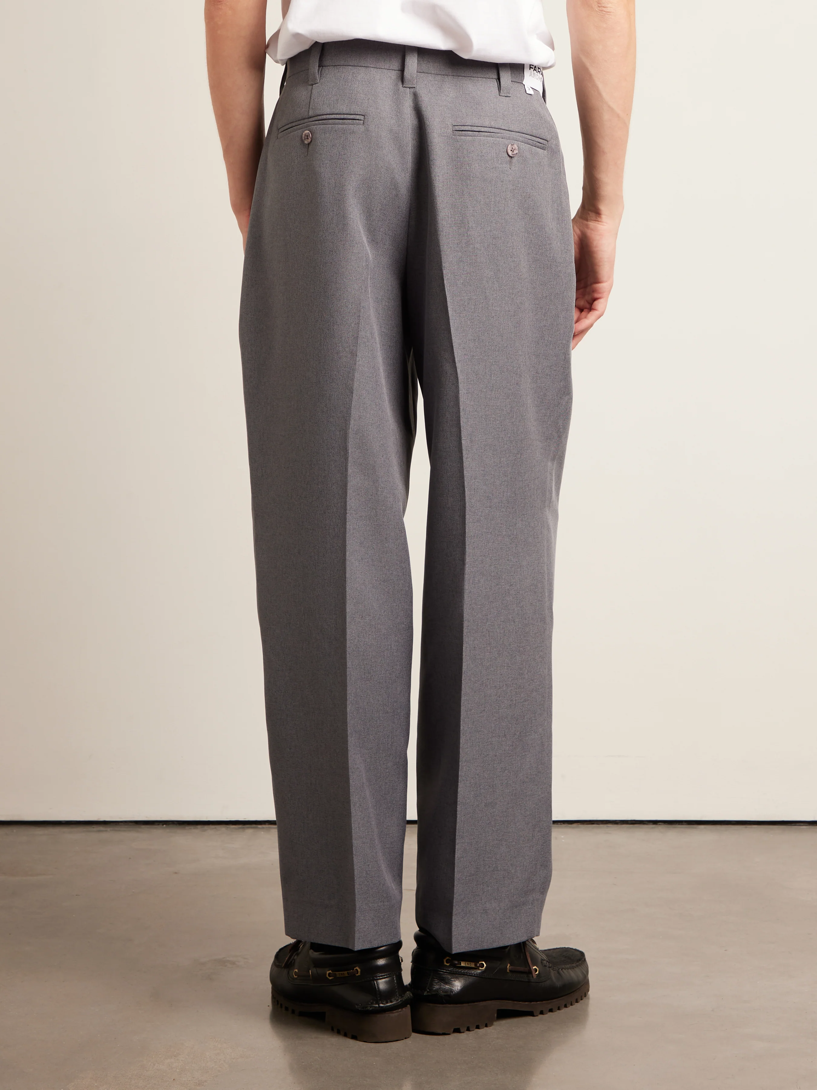 Marty Archive Twill Trousers In Dark Grey - Image 4
