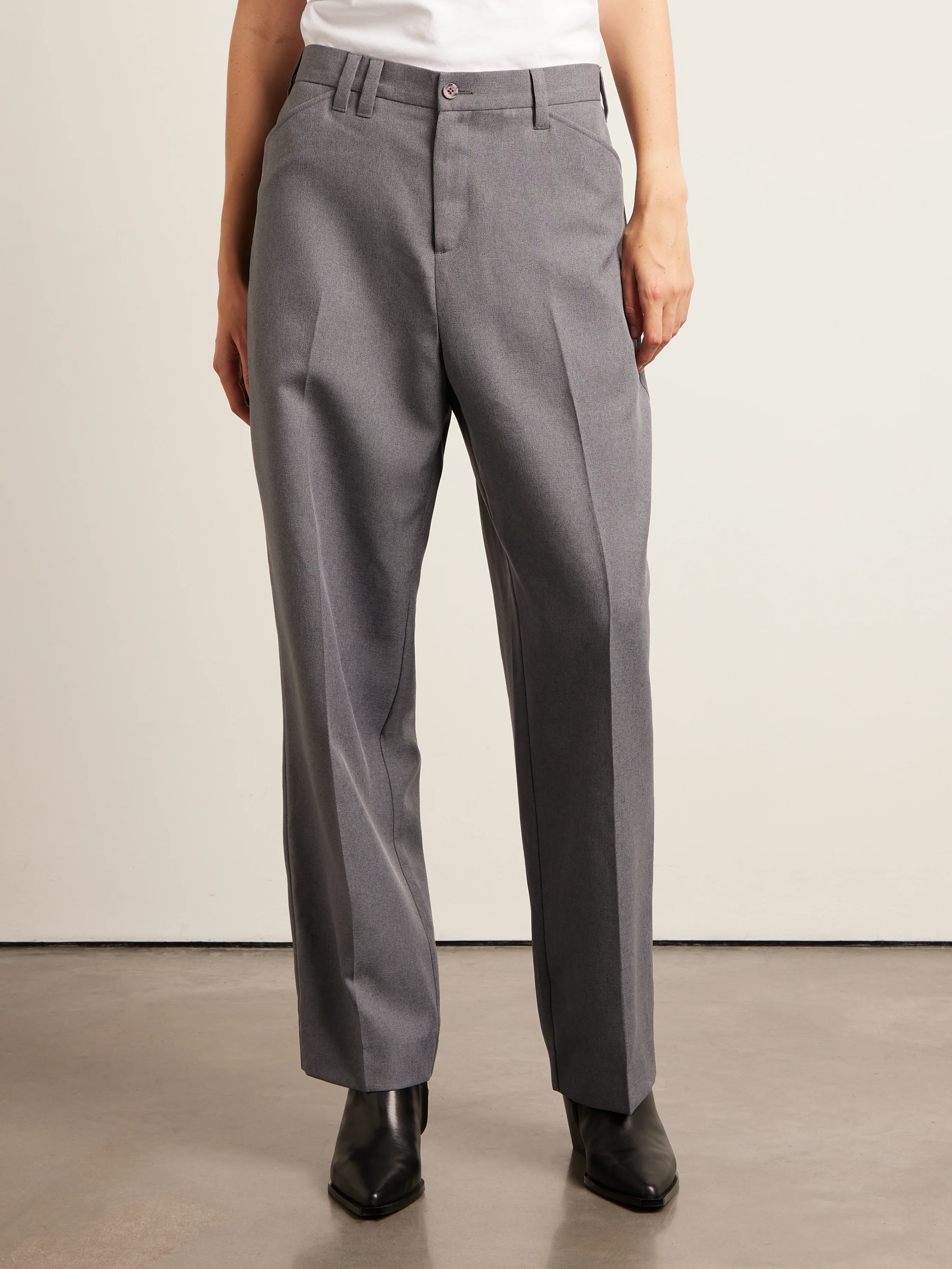 Marty Archive Twill Trousers In Dark Grey - Image 5