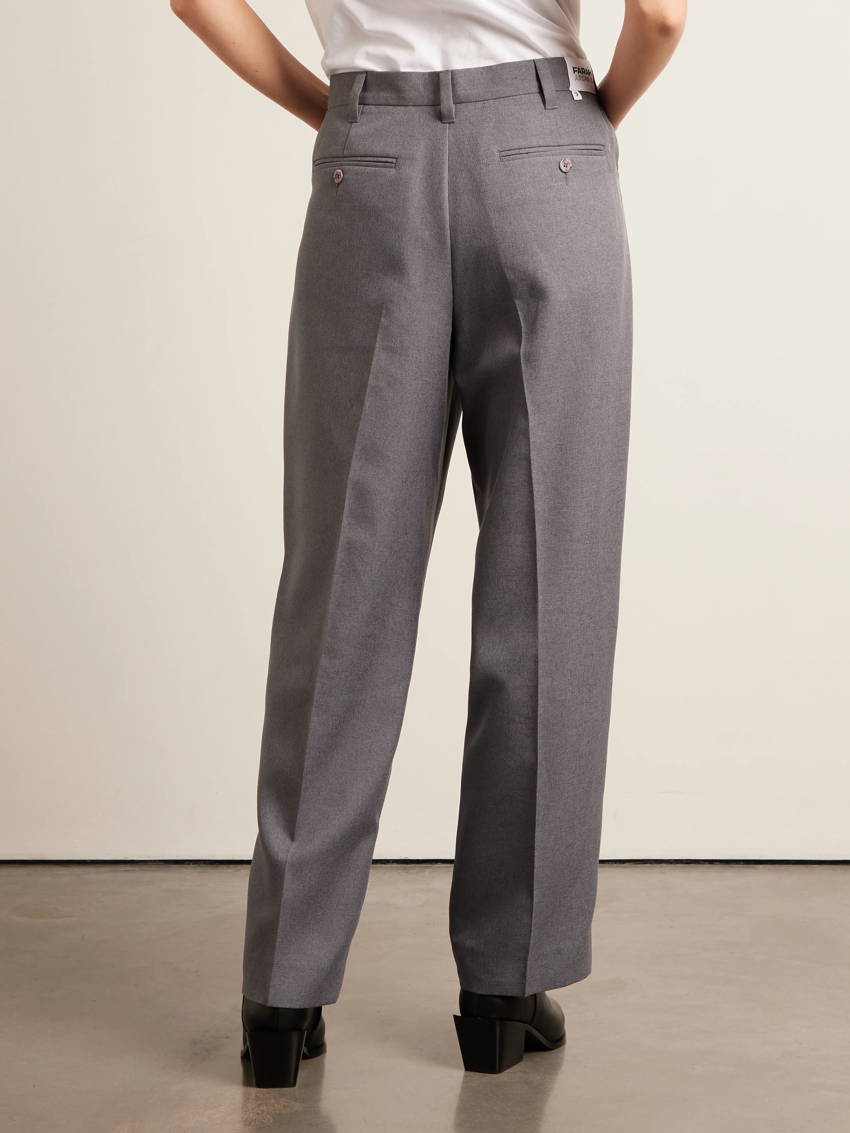 Marty Archive Twill Trousers In Dark Grey - Image 6