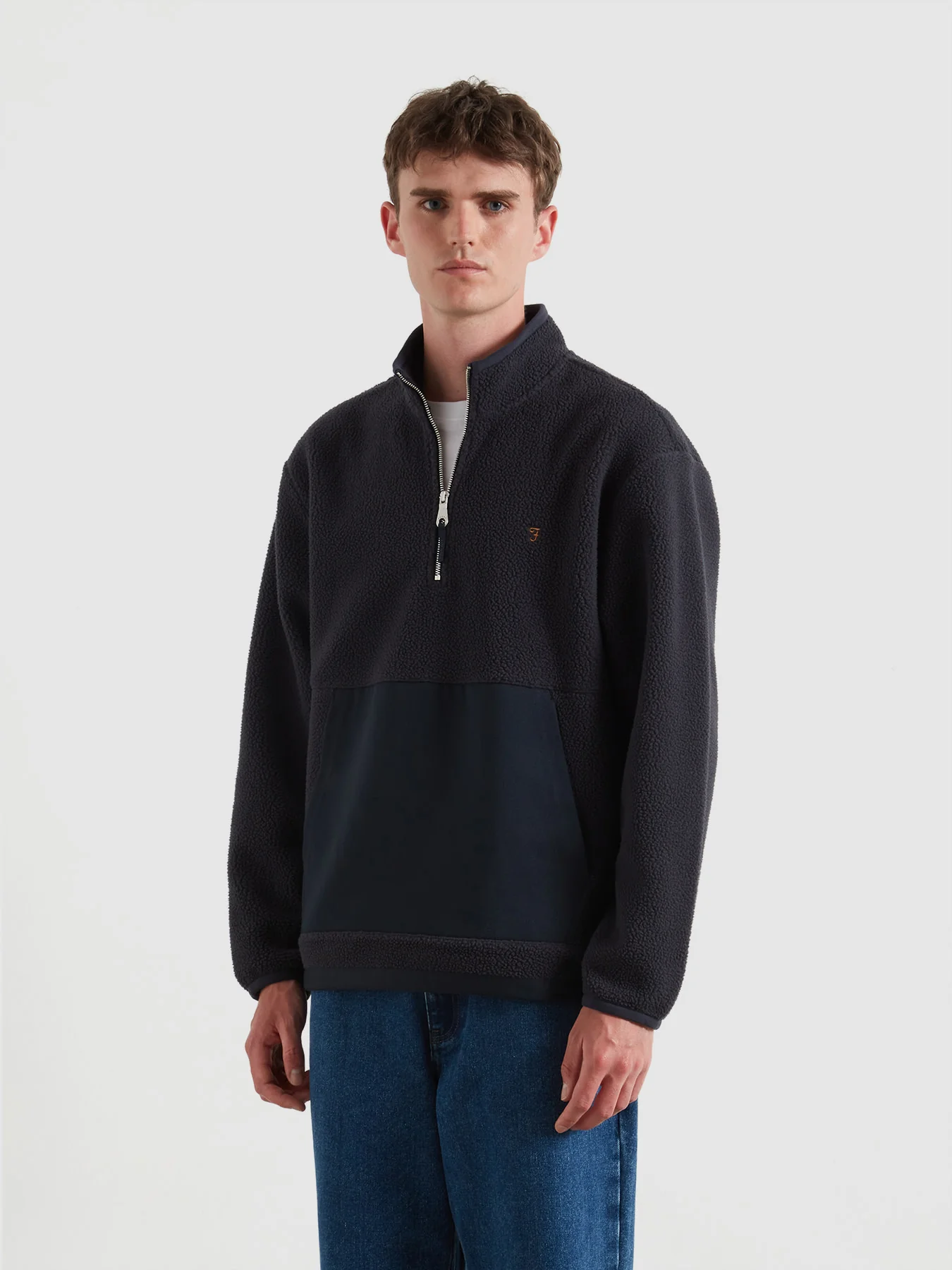 Mews Fleece In True Navy