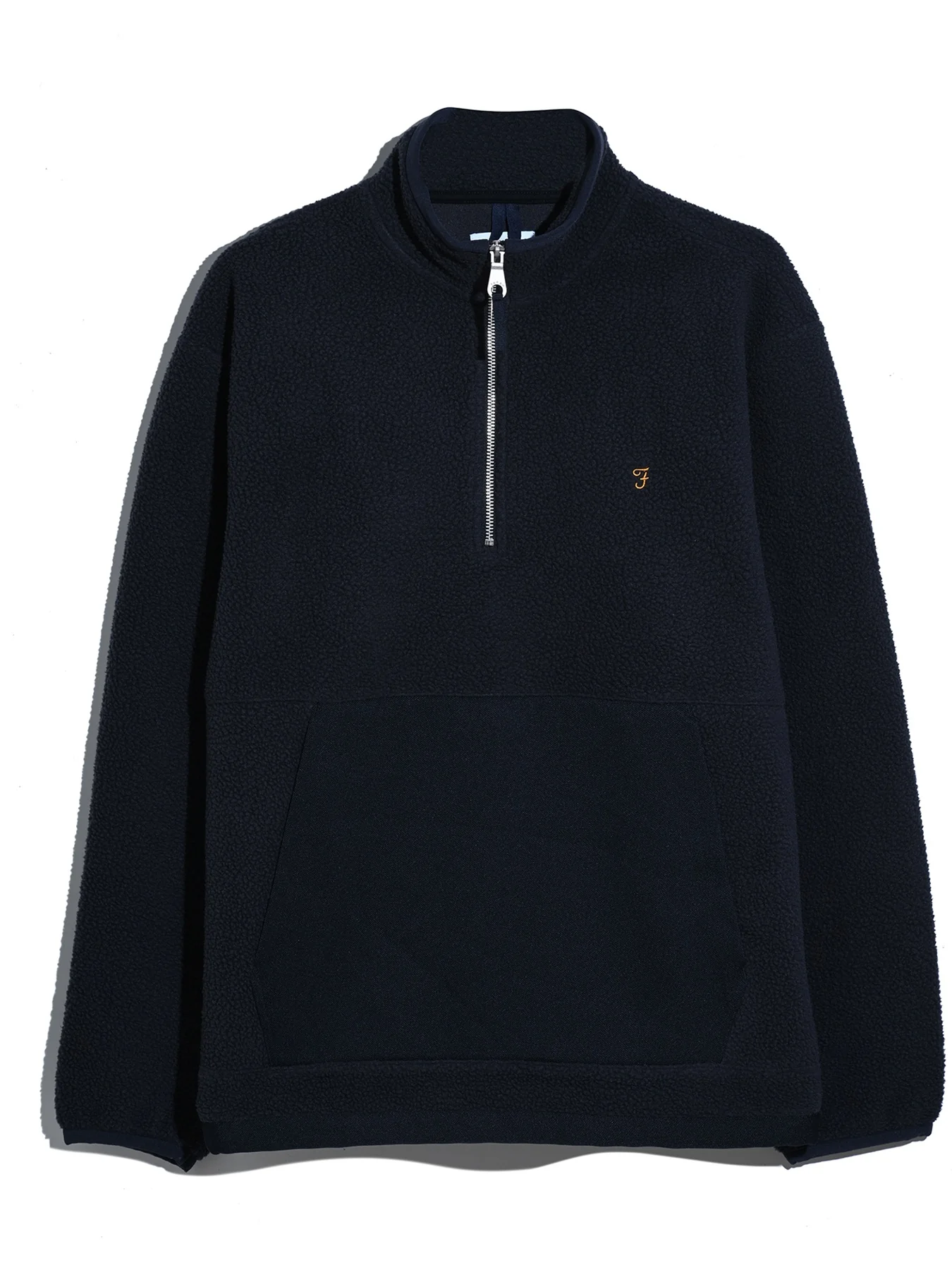 Mews Fleece In True Navy - Image 5