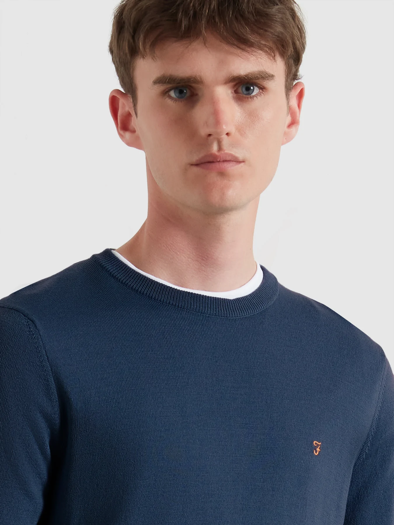 Mullen Merino Wool Sweater In Blue River - Image 4
