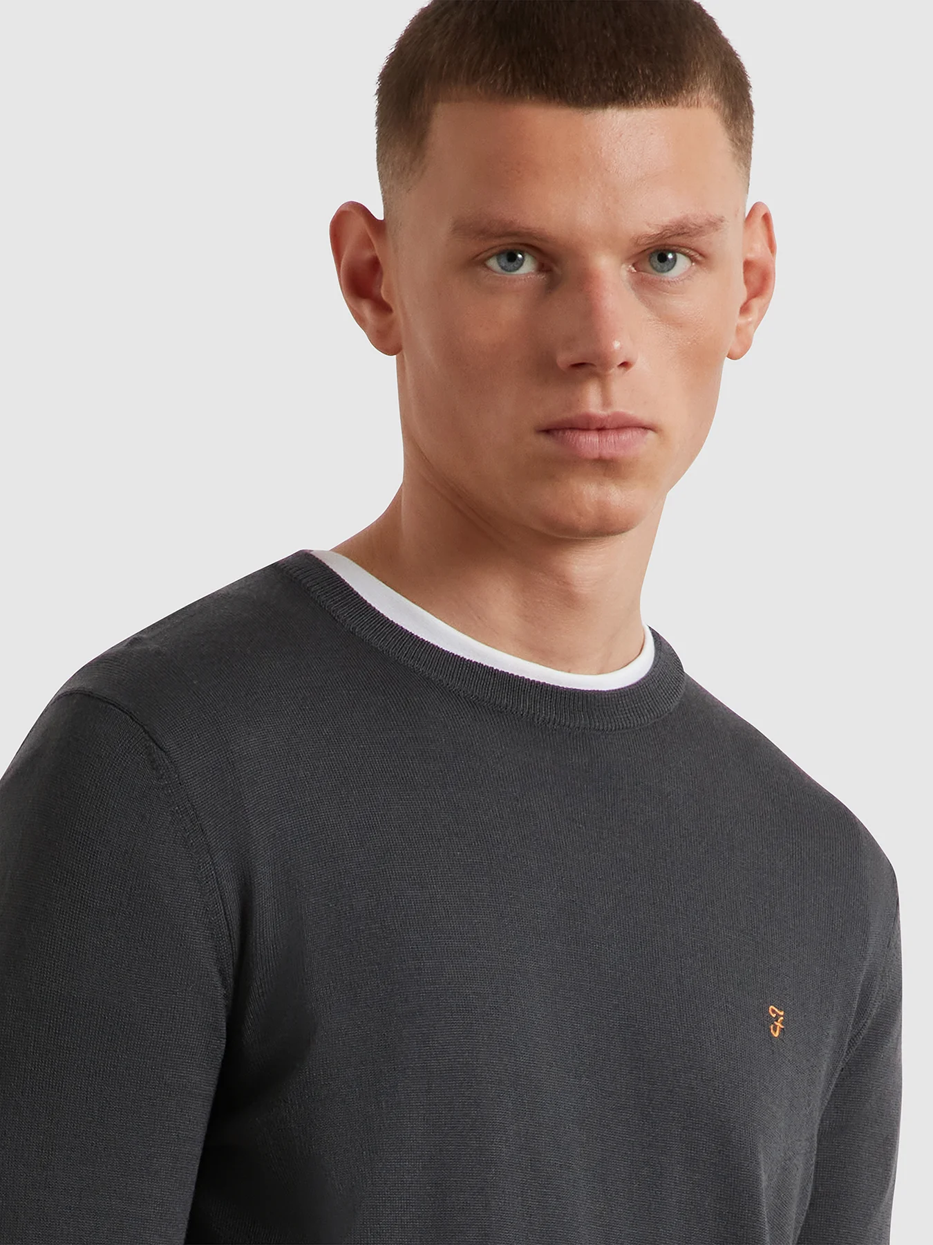 Mullen Merino Wool Sweater In Submarine Grey - Image 4