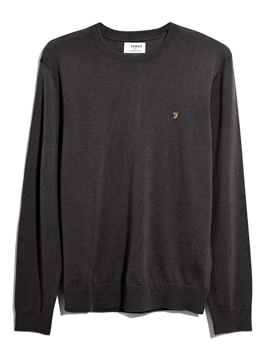 Mullen Merino Wool Sweater In Submarine Grey - Image 5