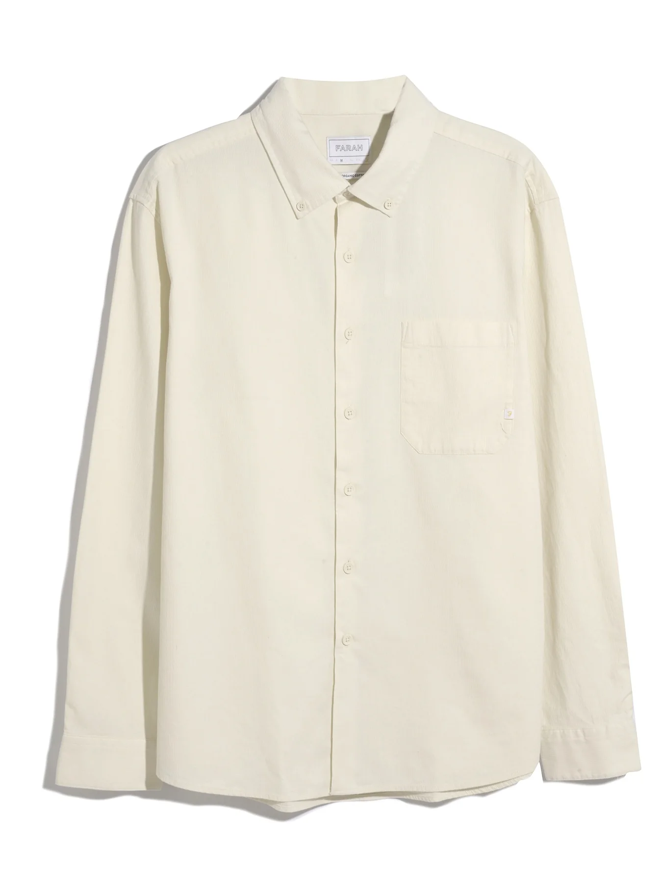 Netherton Bedford Cord Shirt In Ecru - Image 5