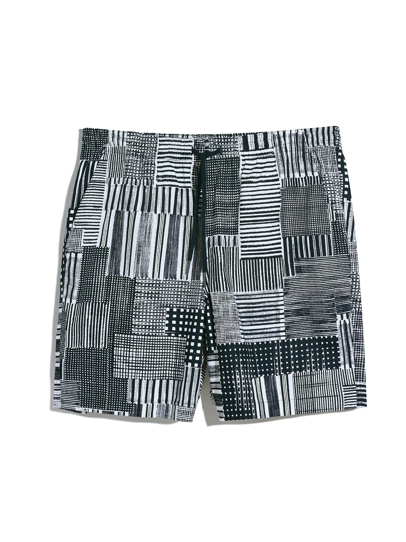 Redwald Archive Print Shorts In Black - Image 6