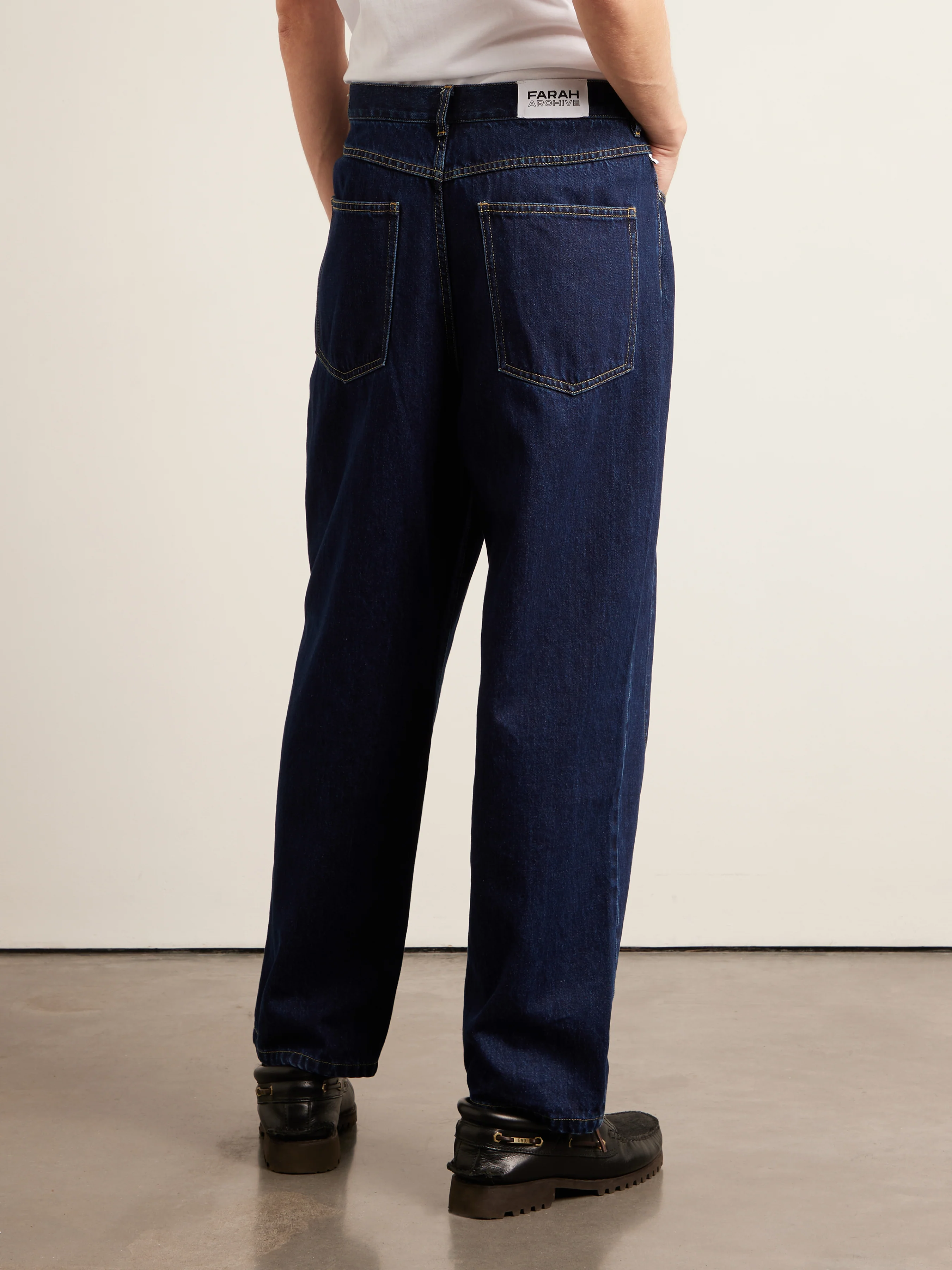 Sambrano Archive Reinforced Jeans In Mid Denim - Image 4