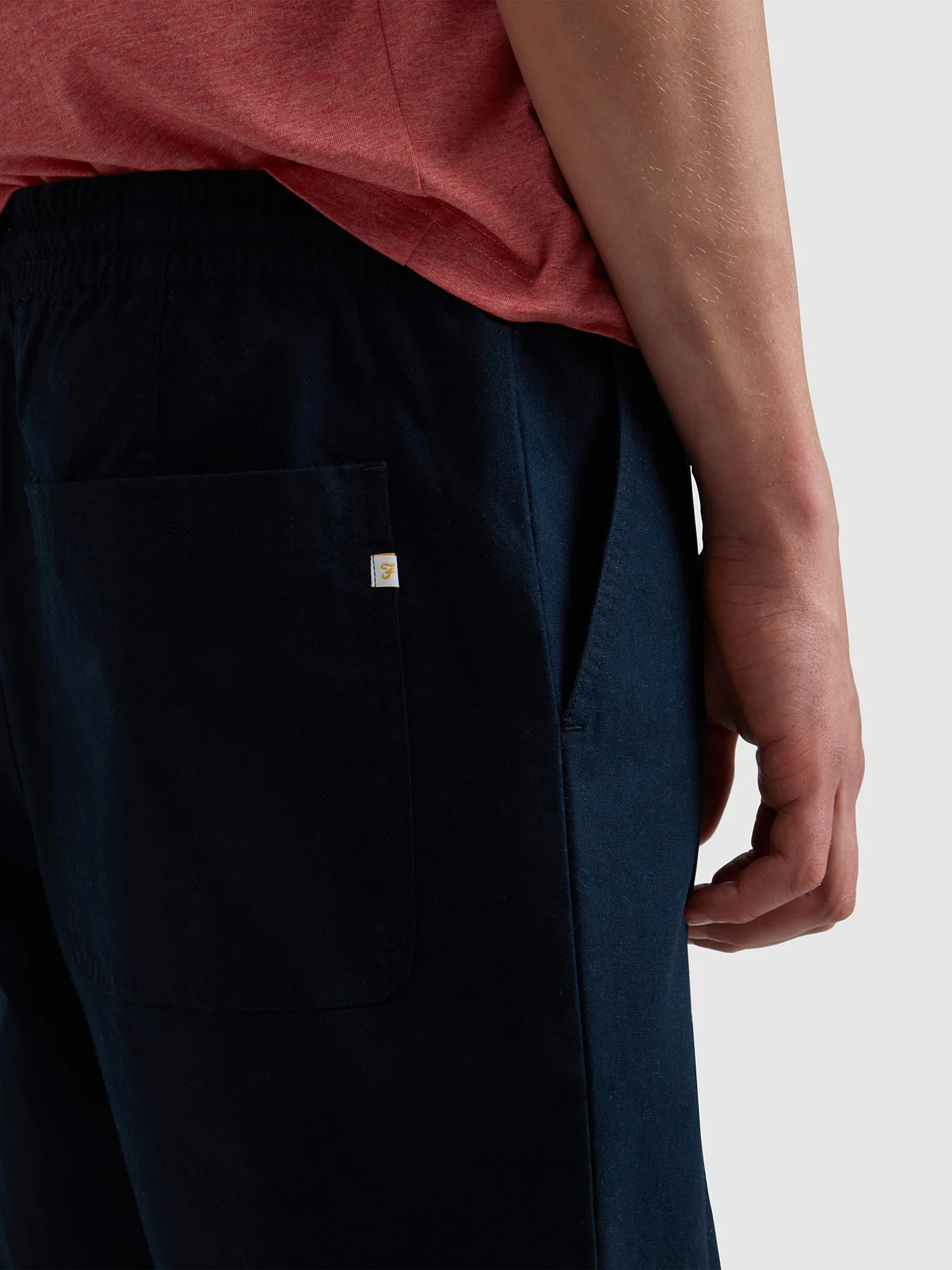 Sepel Canvas Shorts In True Navy - Image 4