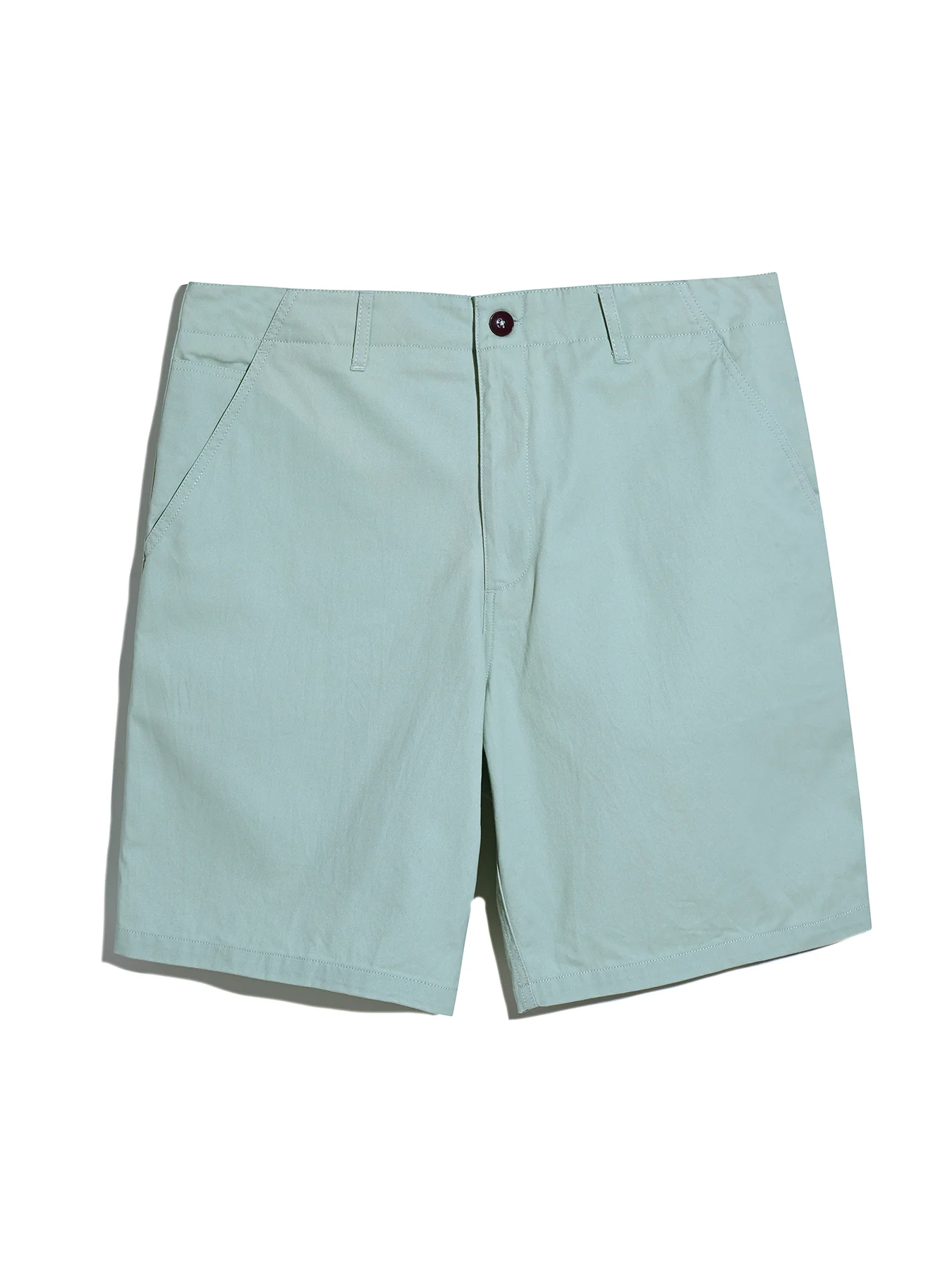 Sepel Twill Shorts In Grove Green - Image 5