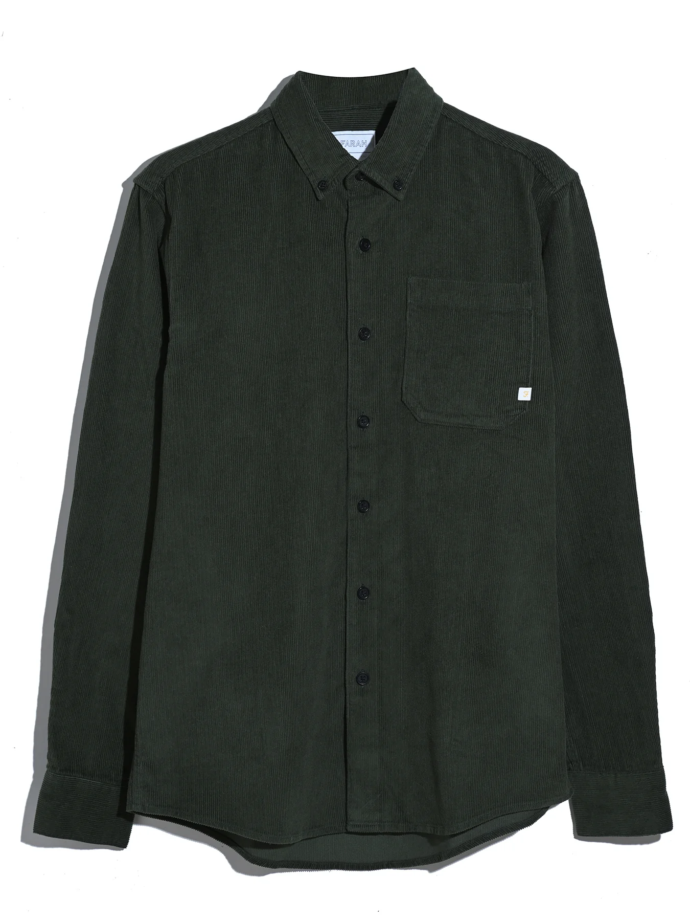 Spencer Casual Fit Corduroy Shirt In Rosemary - Image 5