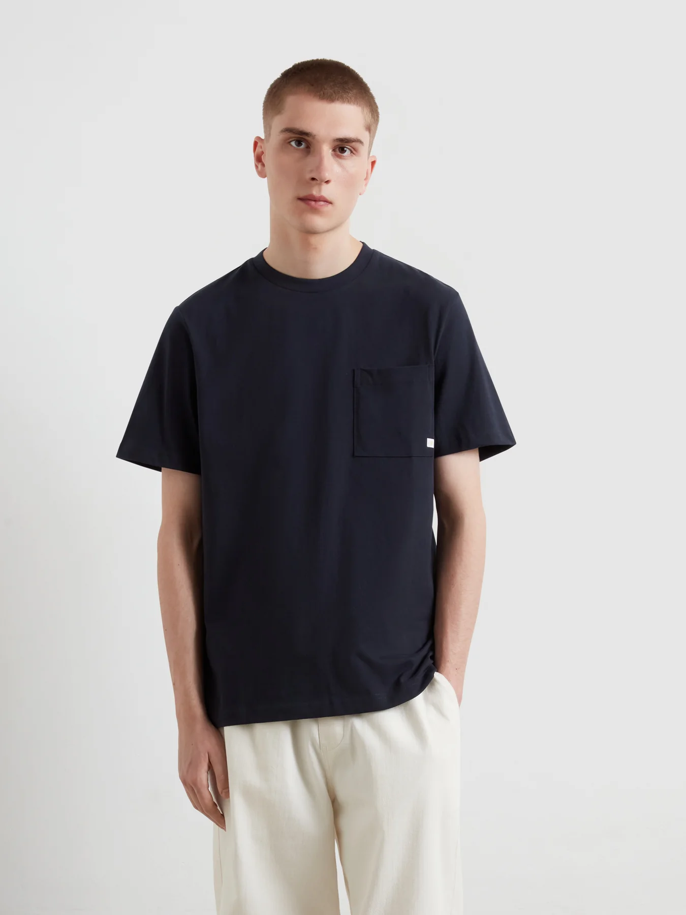 Stacy Pocket T-Shirt In True Navy